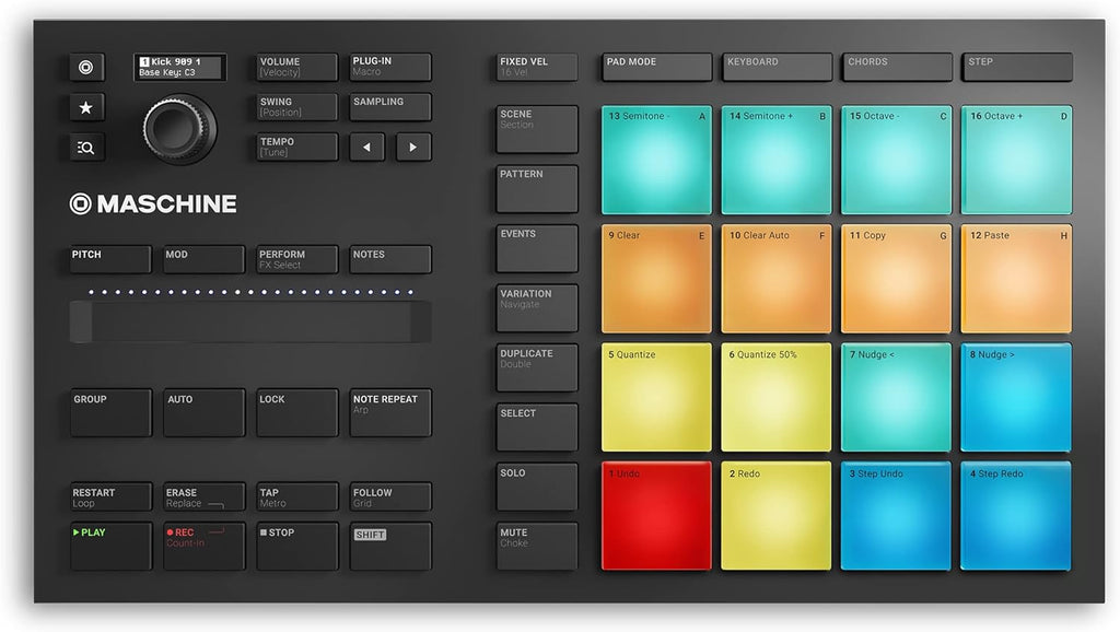 Native Instruments Maschine Mikro Mk3 Drum Controller, 25707