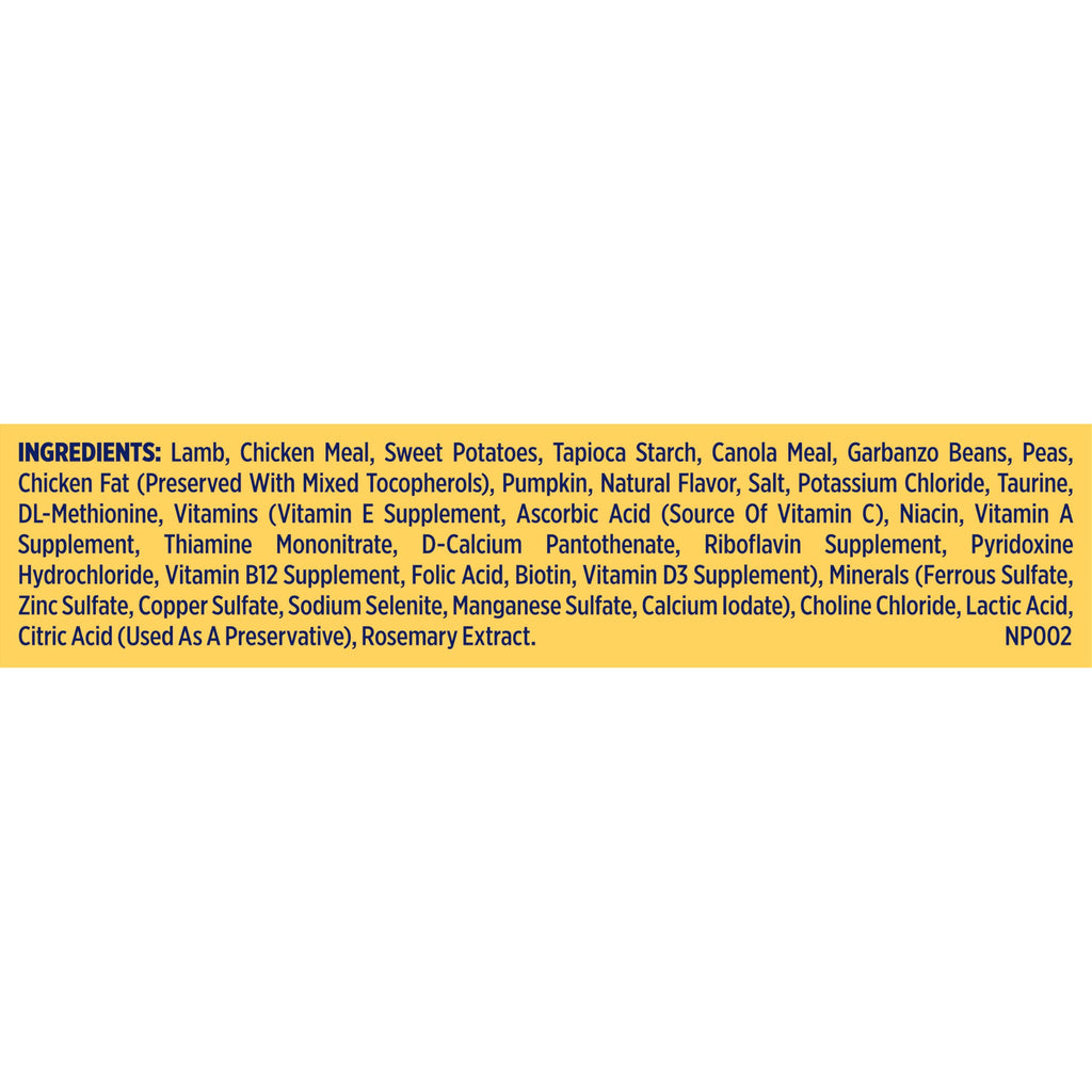 Nature's Recipe Grain Free Dry Dog Food, Lamb, Sweet Potato & Pumpkin Recipe, 4 lb. Bag