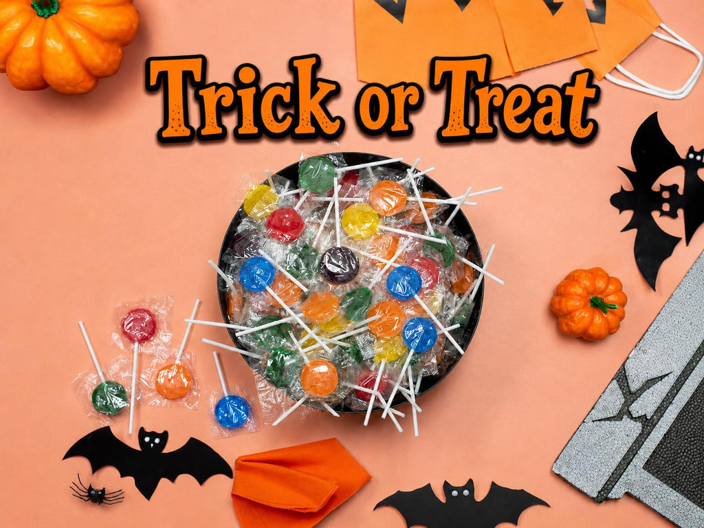 A Great Surprise Classic Lollipops - 3 Pounds - Individually Wrapped Candies - Flat Round Bulk Suckers For Kids, Doctors Office, Schools, Banks