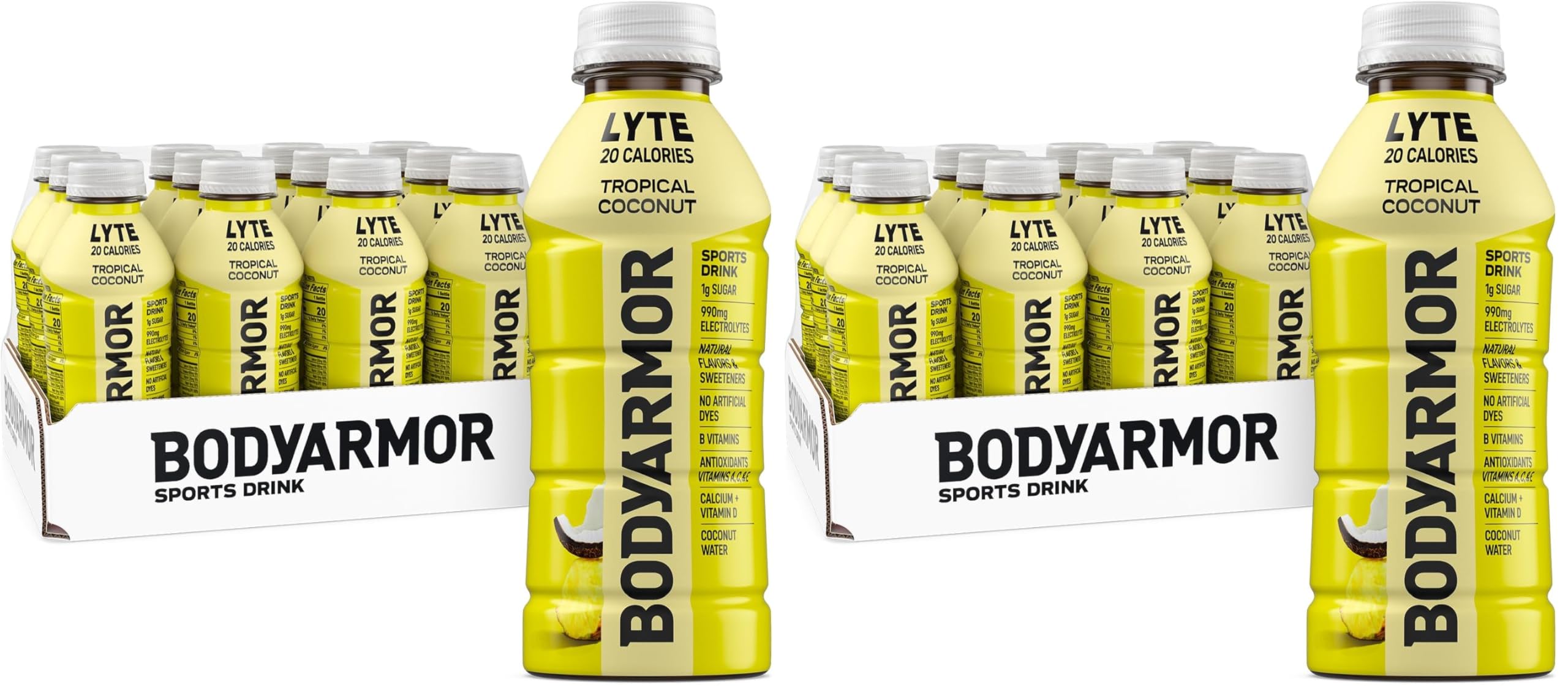 BODYARMOR Lyte Sports Drink Low-Calorie Beverage, Blueberry Pomegranate, Coconut Water Hydration, Natural Flavors with Vitamins, Potassium-Packed Electrolytes, 16 Fl Oz (Pack of 12)
