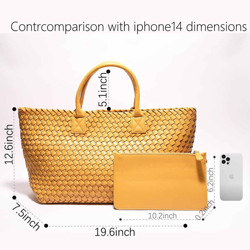 Woven Bag Shopper Bag Travel Handbags and Purses Women Tote Bag Large Capacity Shoulder Fashion Bags