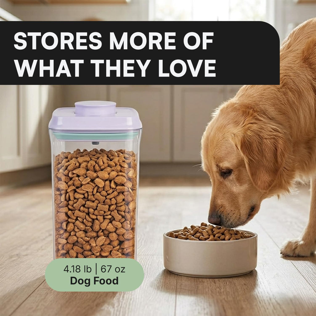 Bop Top Airtight Food Storage Containers with Lid 13.5 Cups / 108 oz | Kitchen Canister Sets | Air Tight Pantry Container | Pop Top Dry Food Storage Containers for Snacks, Sugar, Flour, Baking, Pasta