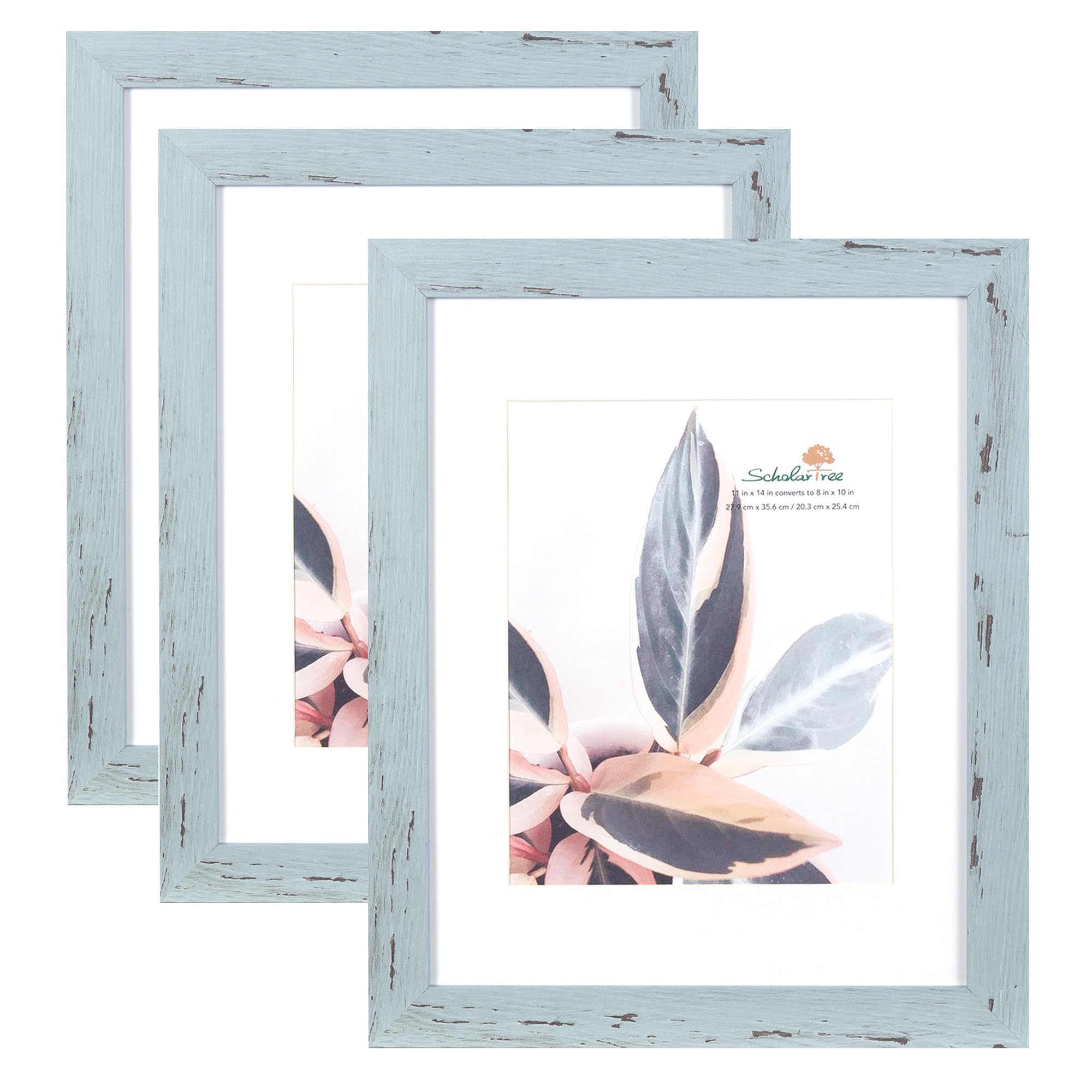 5x7 Picture Frame Gold, Display 5x7 without Mat or 4x6 with Mat, Wall Gallery Photo Frames
