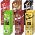 Primal Spirit Vegan Jerky - Our Sampler Pack, 10g. Plant Based Protein, Certified Non-GMO ("The Classics" Thai Peanut, Mesquite Lime, Teriyaki, Hot & Spicy, Hickory Smoked, & Texas BBQ, 12-Pack, 1 oz)