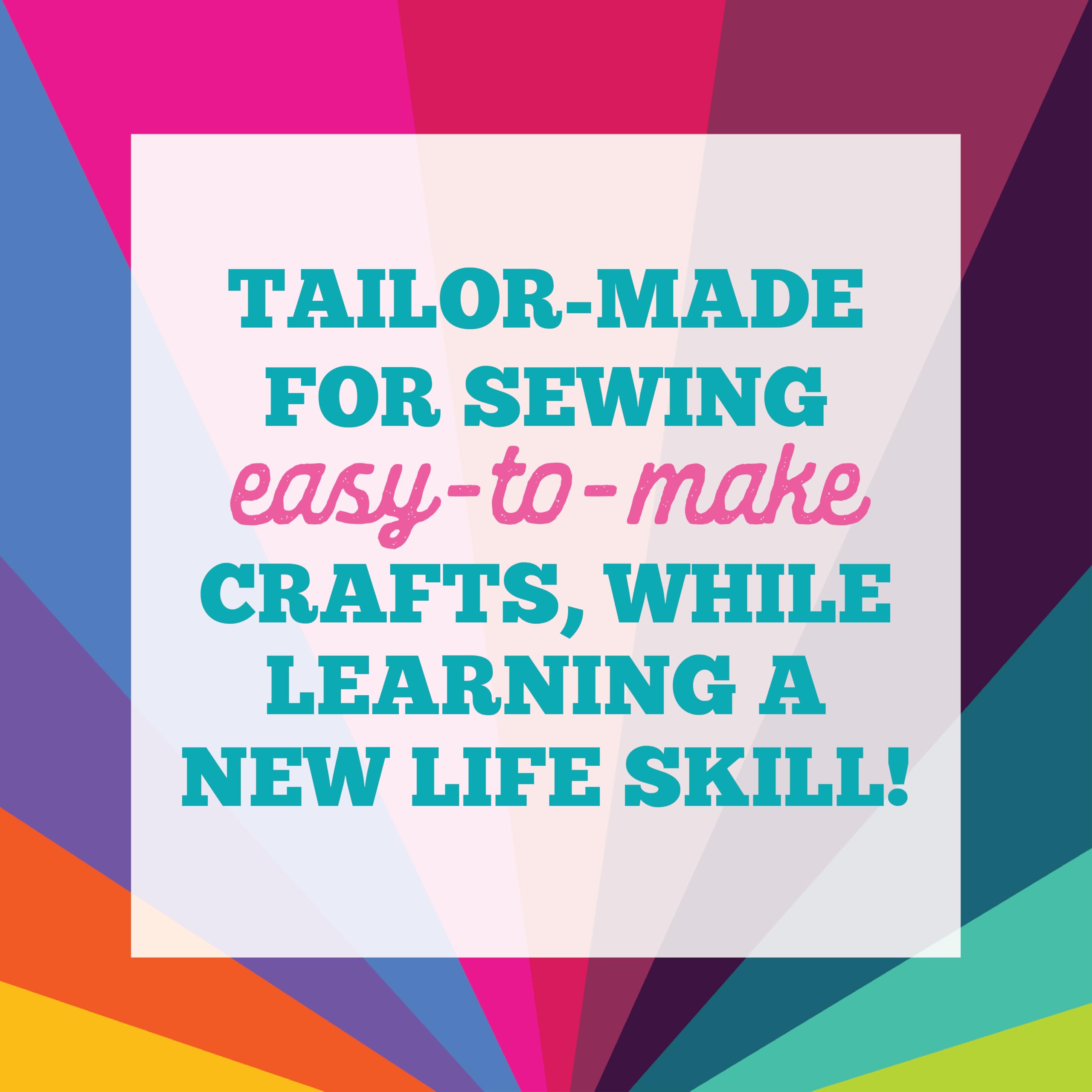 Craft-Tastic Let’s Learn to Sew – Mini Sewing Kit, Arts and Crafts, Art Supplies, Embroidery Kit for Beginners, Includes Sewing Supplies, Easy-to-Follow Instructions, Arts & Crafts, Ages 7+