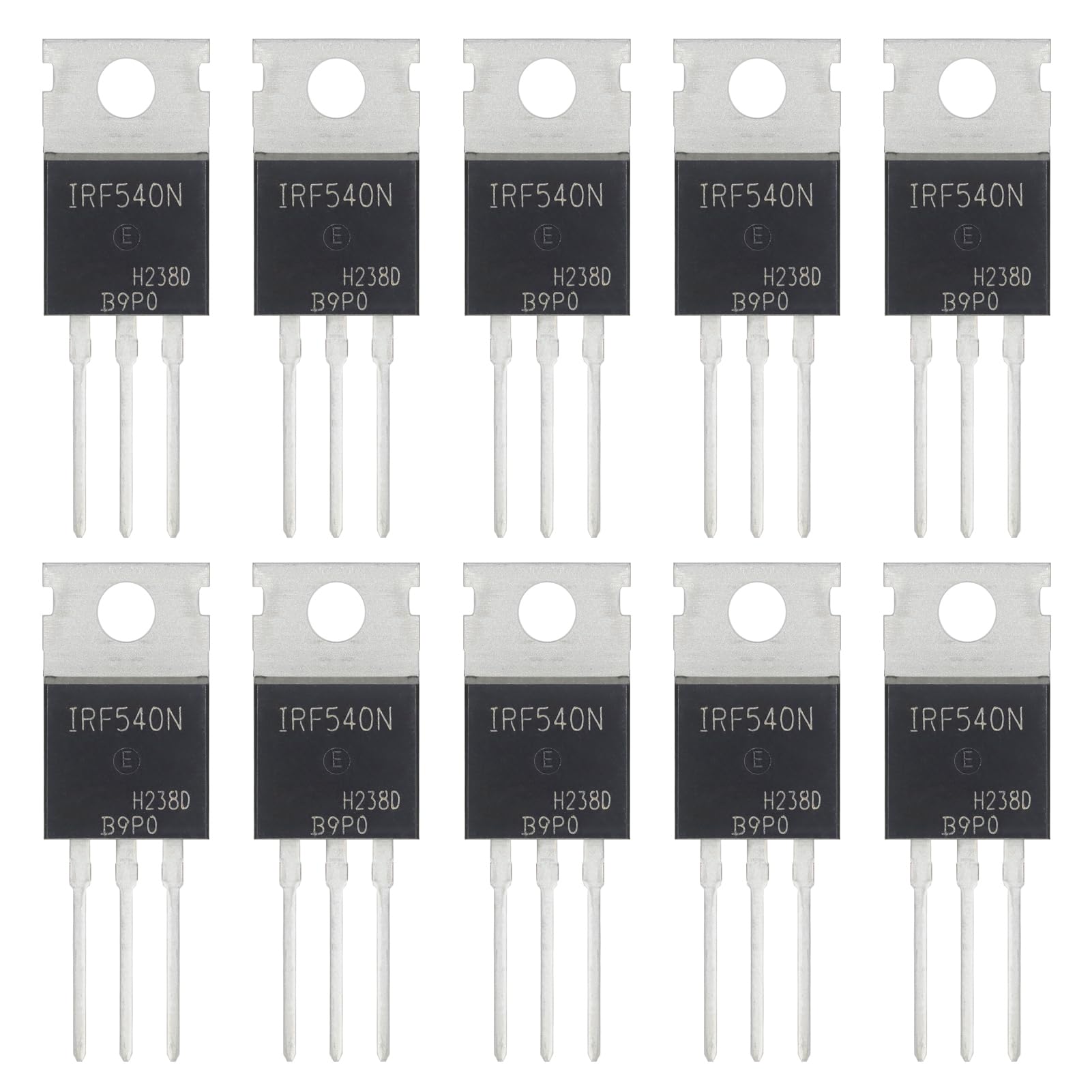 2N2222 2N2222A Amplifier Transistors NPN Silicon Transistor TO-92 60V 800mA (Pack of 200pcs)