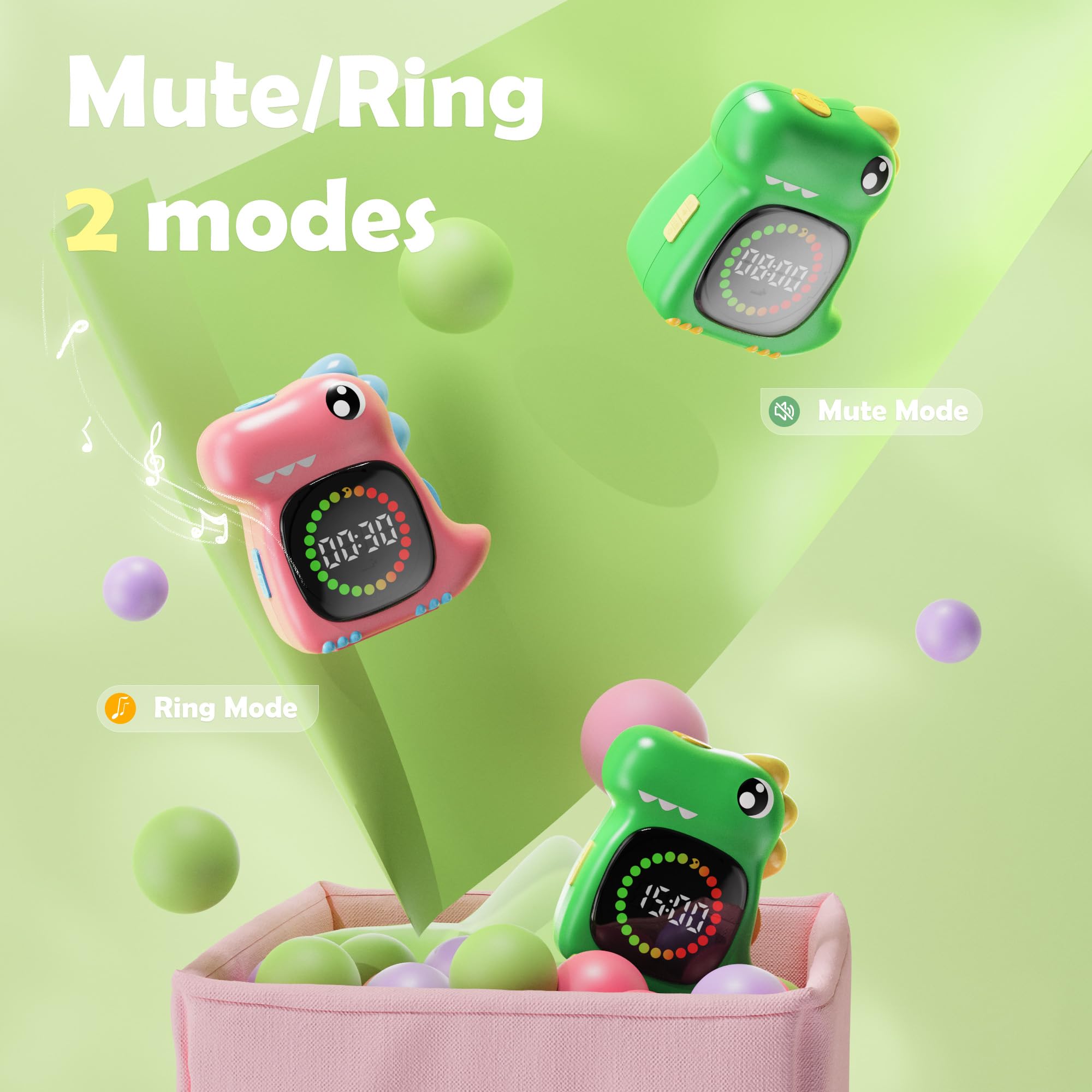 Visual Timer for Kids 99 Minute Digital Cute Kids Visual Timer Classroom Timer for Home School Study Teaching Time Management Countdown Timer