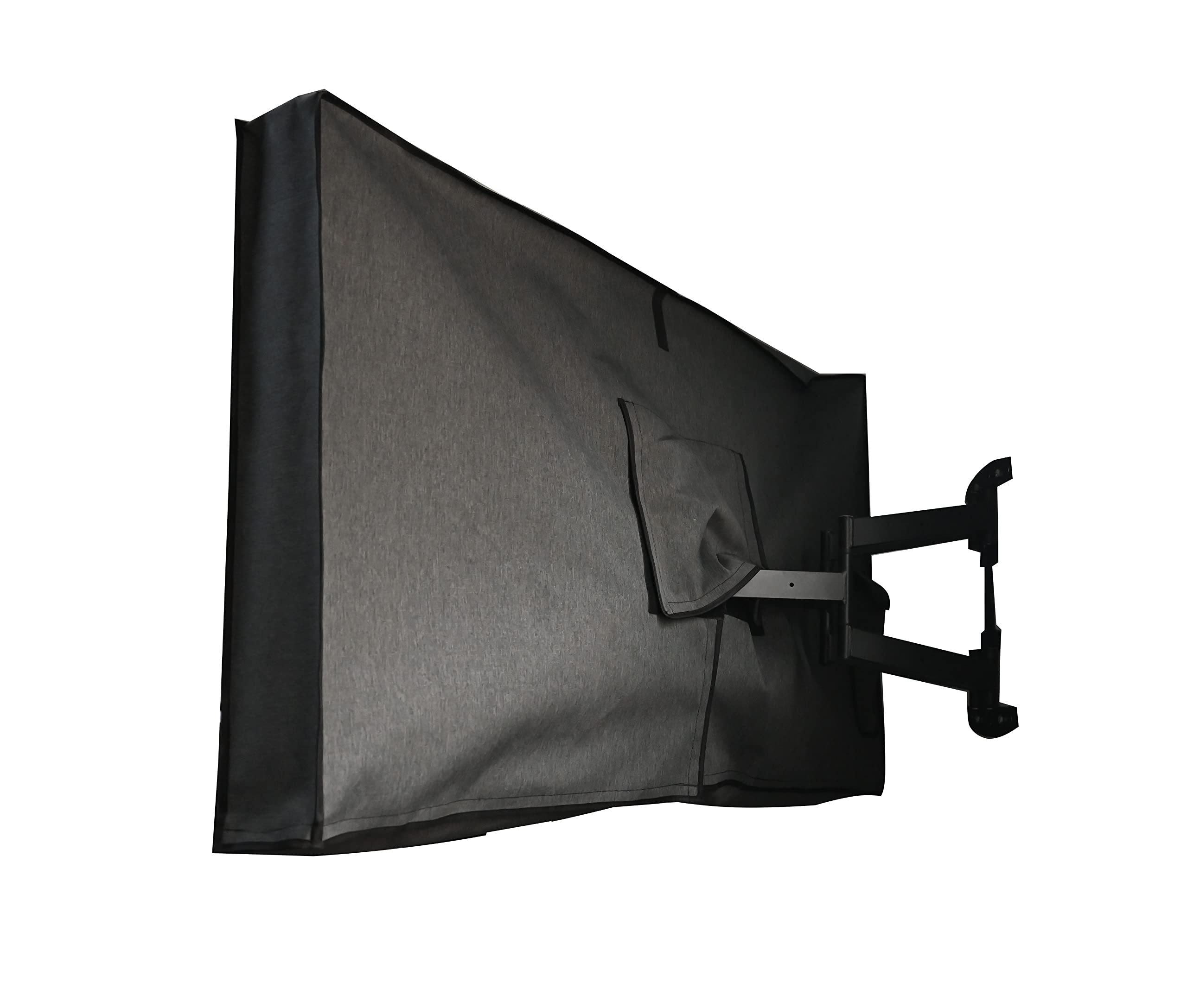 Outdoor 22”-24“-26" TV Set Cover,Scratch Resistant Liner Protect LED Screen Best-Compatible with Standard Mounts and Stands (Beige)