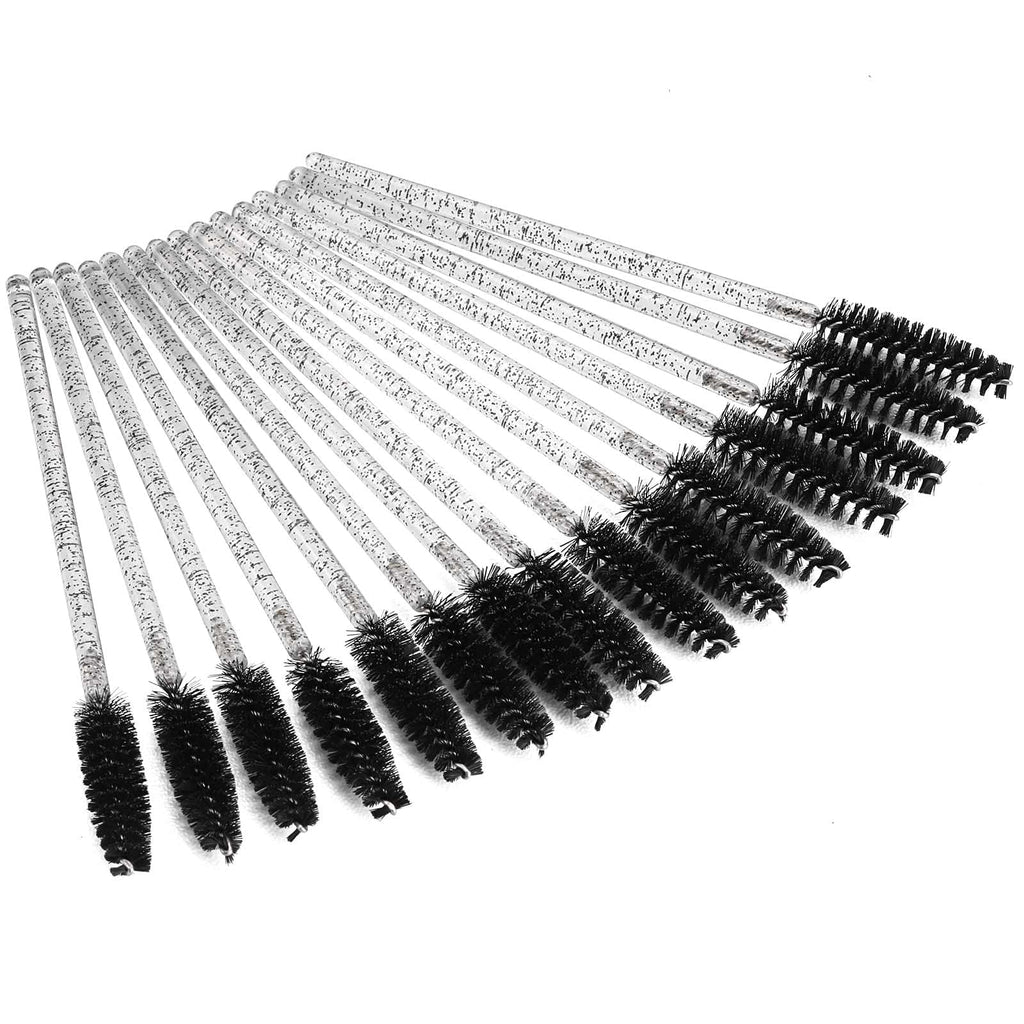 Tbestmax 500 Disposable Mascara Wands Eyelash Brush Spoolies for Eyebrow Eye Lash Extension, Makeup Brushes Applicators Kits - 5 Colors