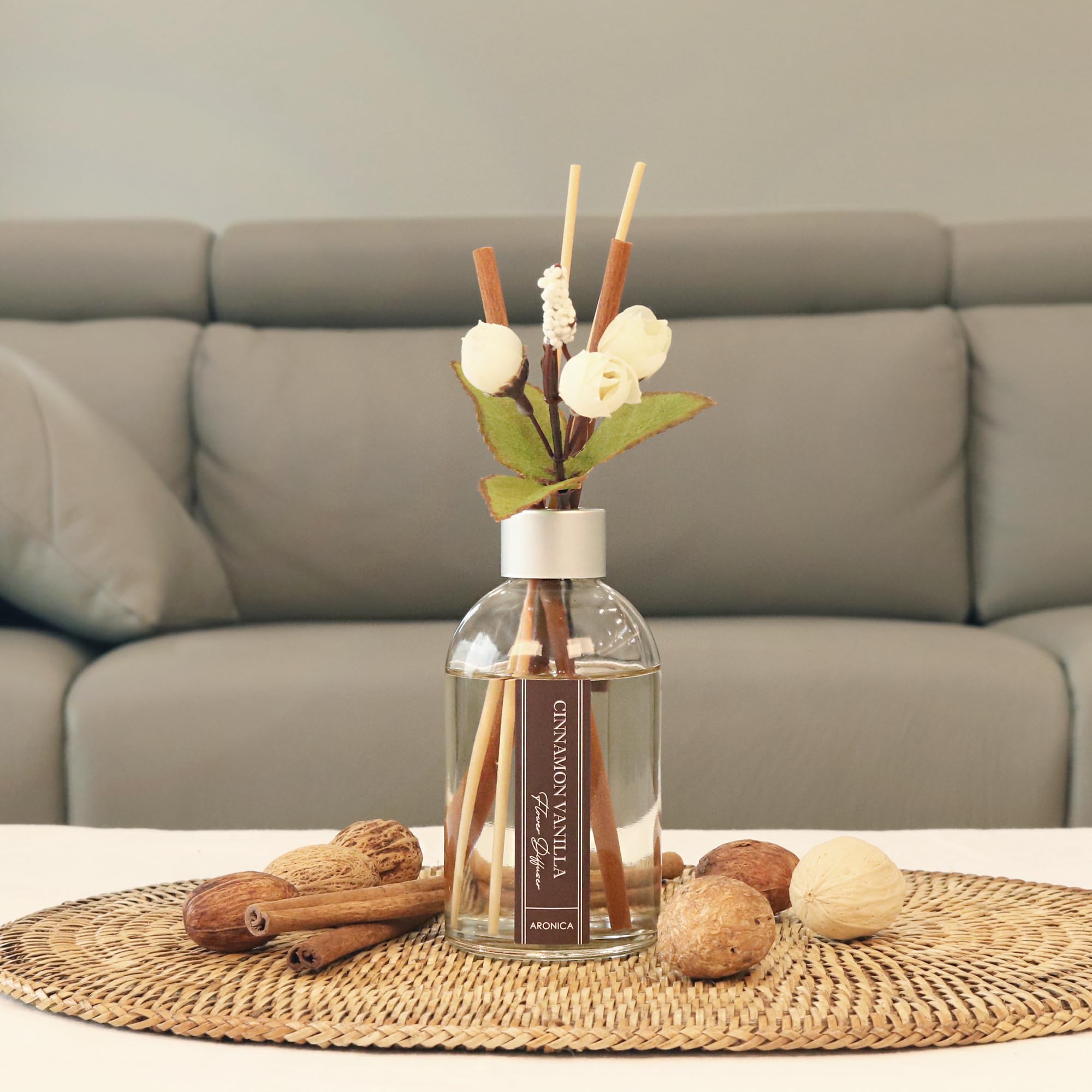 Aronica Modern Christmas Décor, Christmas Smells for House, Holiday Pine Aesthetic Diffuser, Simple Scents Evergreen Trees Boho, Cozy Office Decor for Holiday, Winter Bathroom Decor