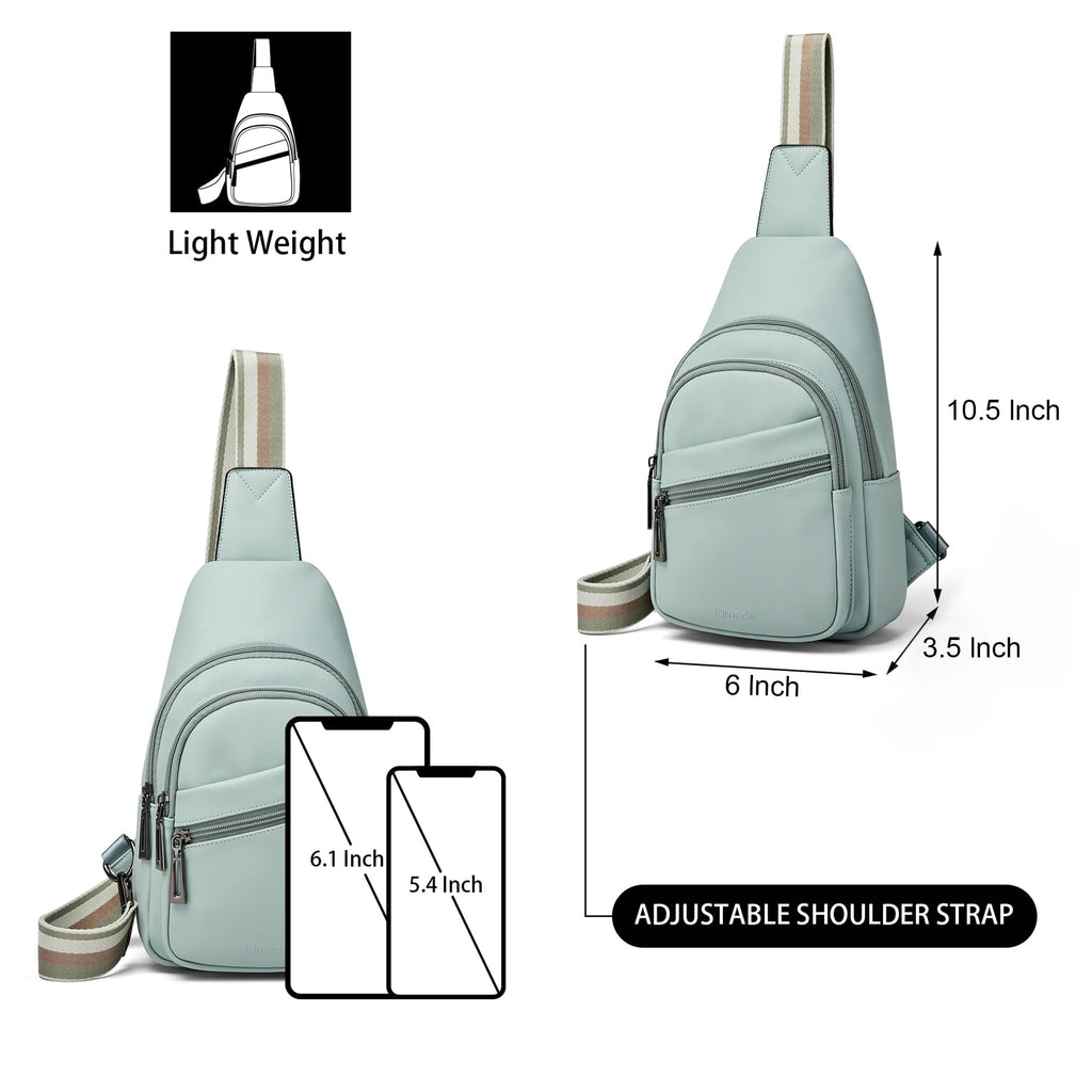 Sling Bag Crossbody Bags for Women Small Cross Body Bag Fanny Packs Chest Sling Purse for Daily Travel Leisure Sport