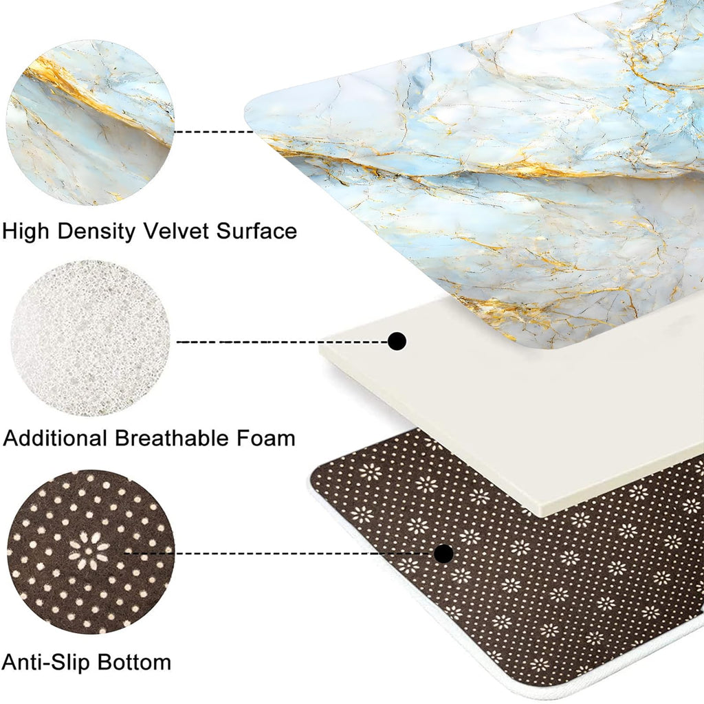 Nkzply 4 Pcs Black Marble Shower Curtain Sets with Rugs Gold Bathroom Sets with Shower Curtain and Rugs Modern Abstract Bathroom Decor Accessories Shower Curtains for Bathroom Toilet Lid Cover
