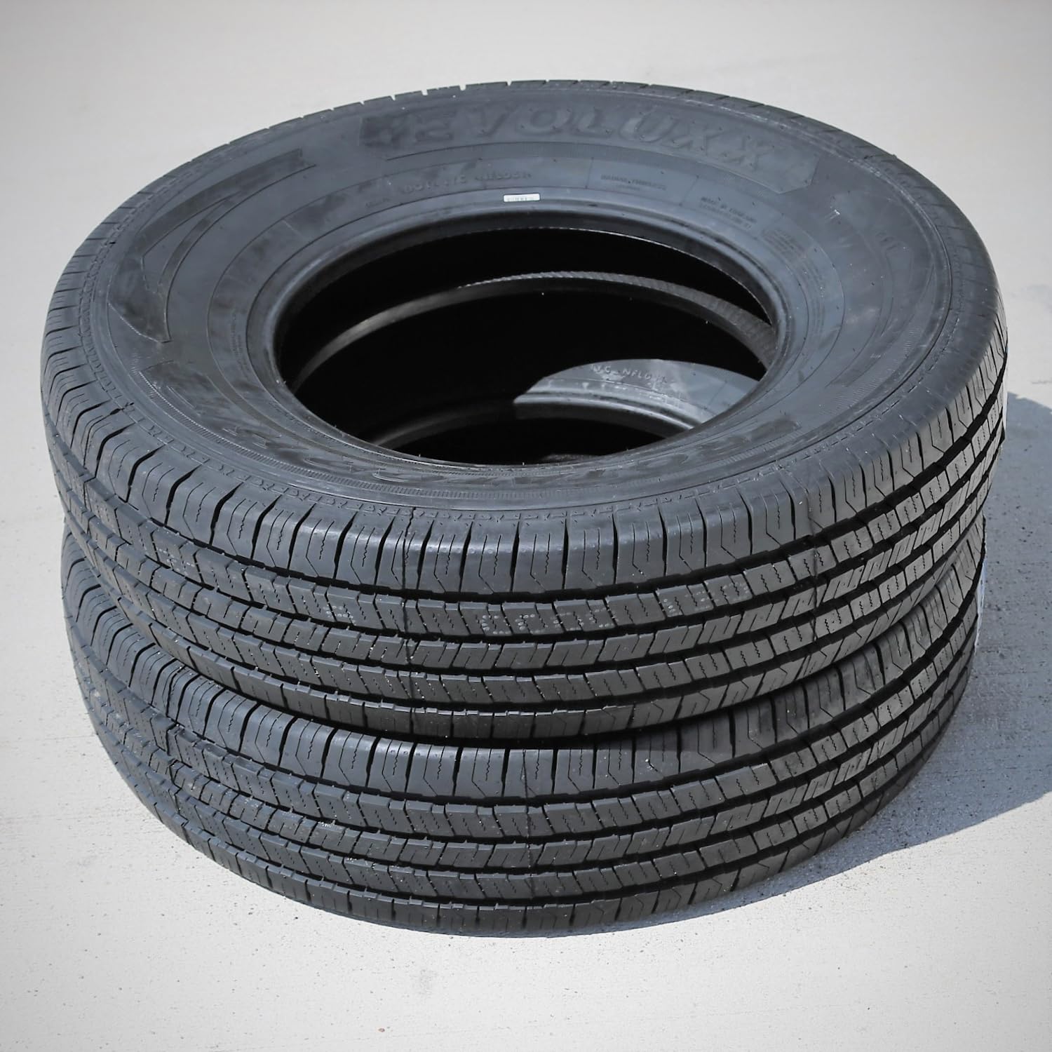 Evoluxx Rotator H/T All-Season Commercial Van Radial Tire-195/75R16 195/75/16 195/75-16 107/105R Load Range D LRD 8-Ply BSW Black Side Wall
