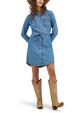 Wrangler Women's Denim Snap Dress