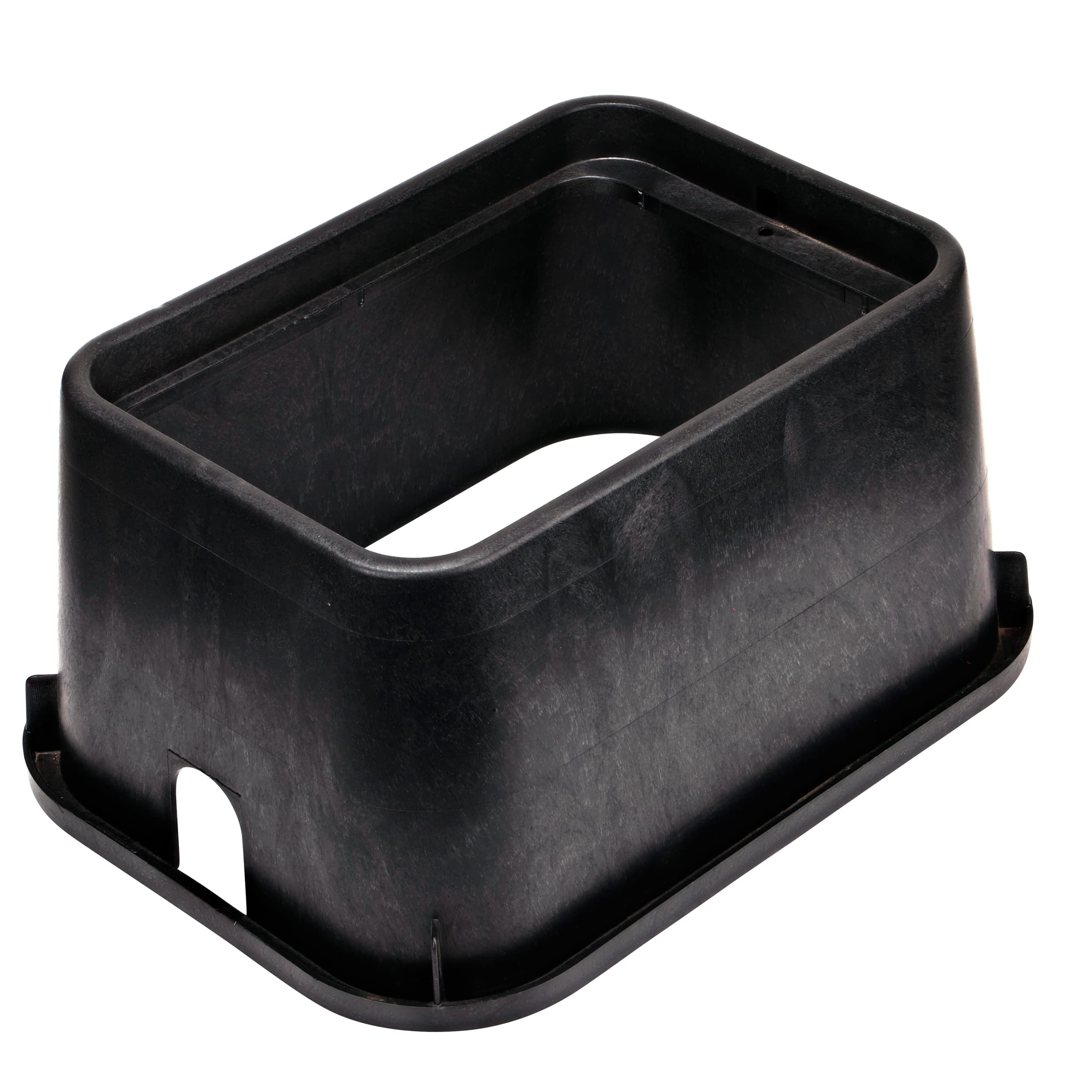 NDS 117BC* 15 in. X 22 in. Rectangular Jumbo Valve Box and Cover, 12 in. Height, Irrigation Control Valve Lettering, Black Box, Green Overlapping Cover, Black/Green