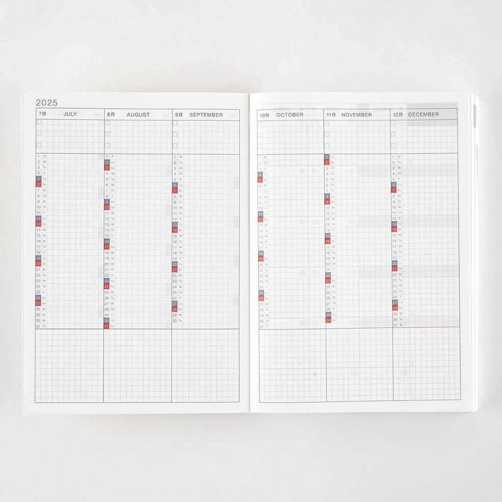 Hobonichi Techo 2025 Cousin Book [English/A5/January Start/Monday Start/Planner]