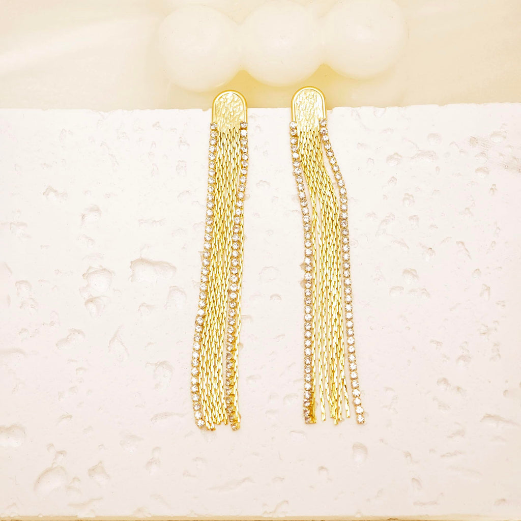 Gold Earrings for Women Trendy, Simple Dainty 14K Gold Plated Paperclip Square Chain Link Dangle Hoops Earrings Pin Stud Huggie Earrings Lightweight Hypoallergenic Minimalist Aesthetic Gold Jewelry for Christmas Gifts