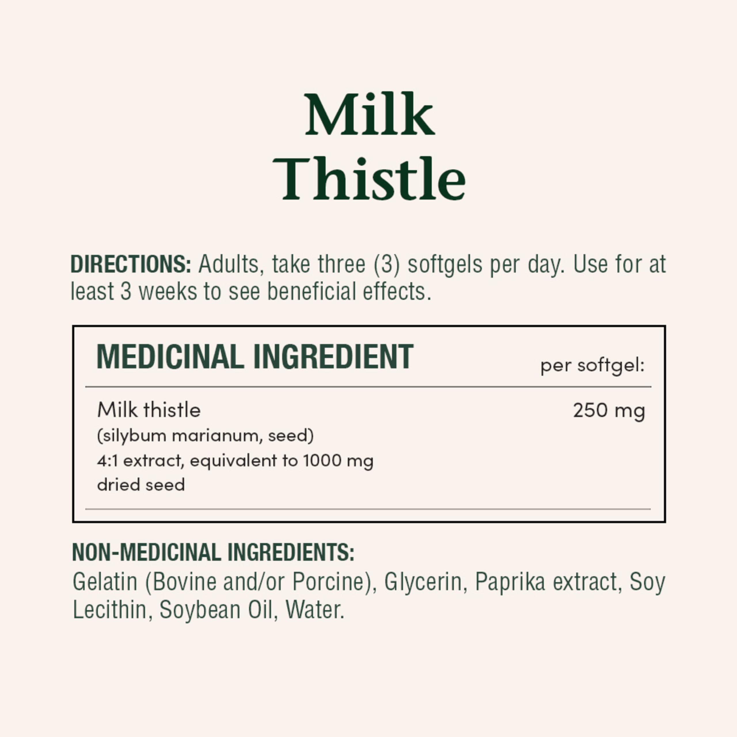 NATURE'S BOUNTY Milk Thistle, 1000 mg, Helps Support Liver Function, 200 Softgels, 229 g