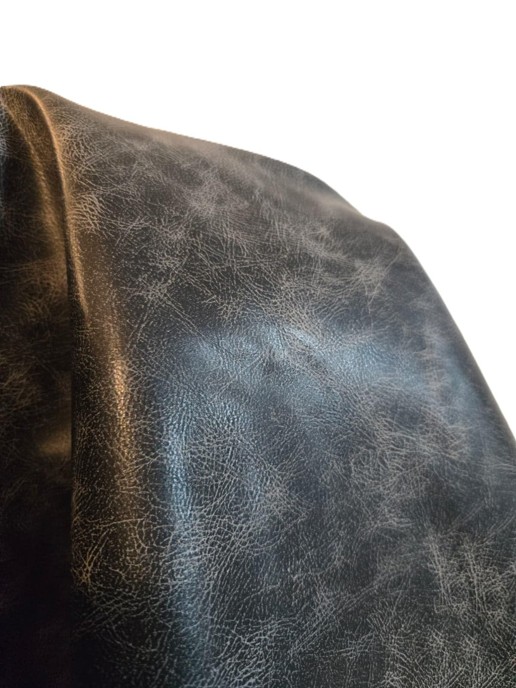 NAT Leathers™ | Acorn Brown Crazy Horse Soft Faux Leather Sheet PU (Peta Approved Vegan) | by The Yard Synthetic Pleather 0.9 mm Thick | 1 Yard (36 x 54 inch) Smooth Upholstery | Acorn, 1 Yard