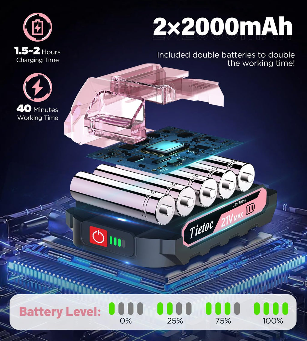 Tietoc Chainsaw 6 Inch Mini Electric Chainsaw Cordless Battery Powered, Hand Held Saw for Wood/Trees Trimming, Tools for Household and Garden, Chain Saw Gift for Men Dad Husband Fathers Gardener 2026