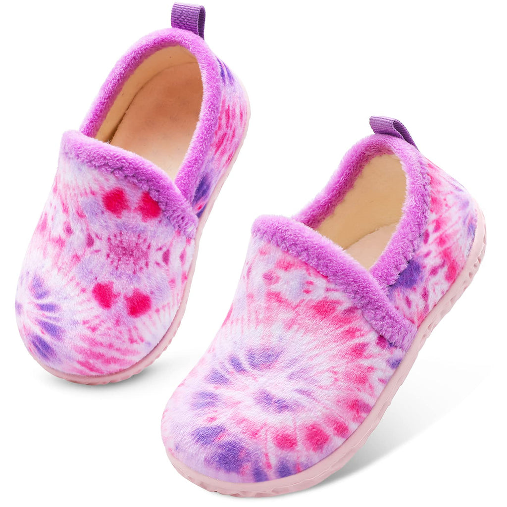 Lefflow Toddler Slippers Boys Girls House Shoes Slip on Baby Sock Shoes Lightweight Outdoor Walking Shoes