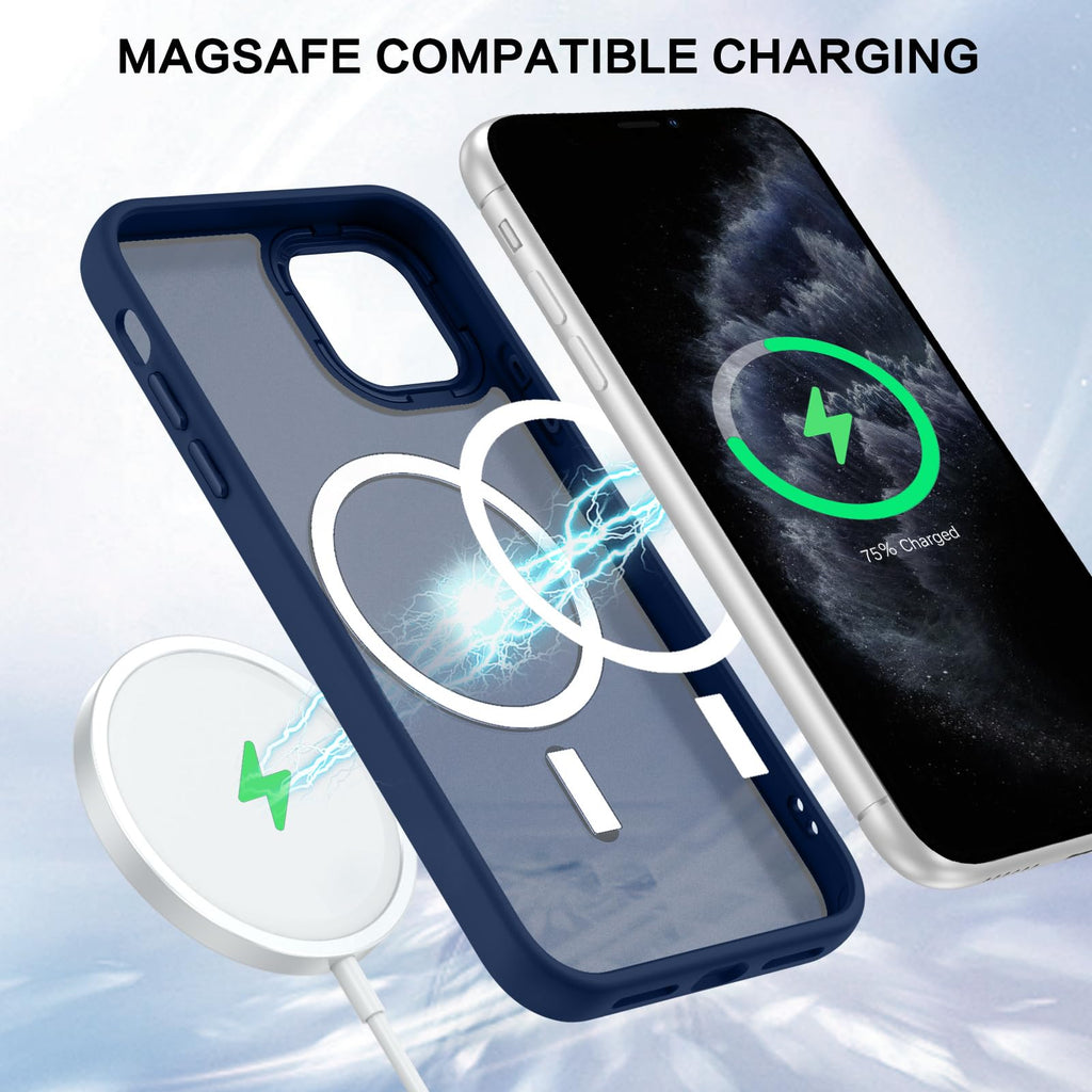 BENTOBEN for iPhone 11 Pro Case 2019 [Compatible with Magsafe] Translucent Matte Magnetic Phone Case iPhone 11 Pro 5.8" Slim Thin Shockproof Bumper Women Men Protective Cases Cover, Black