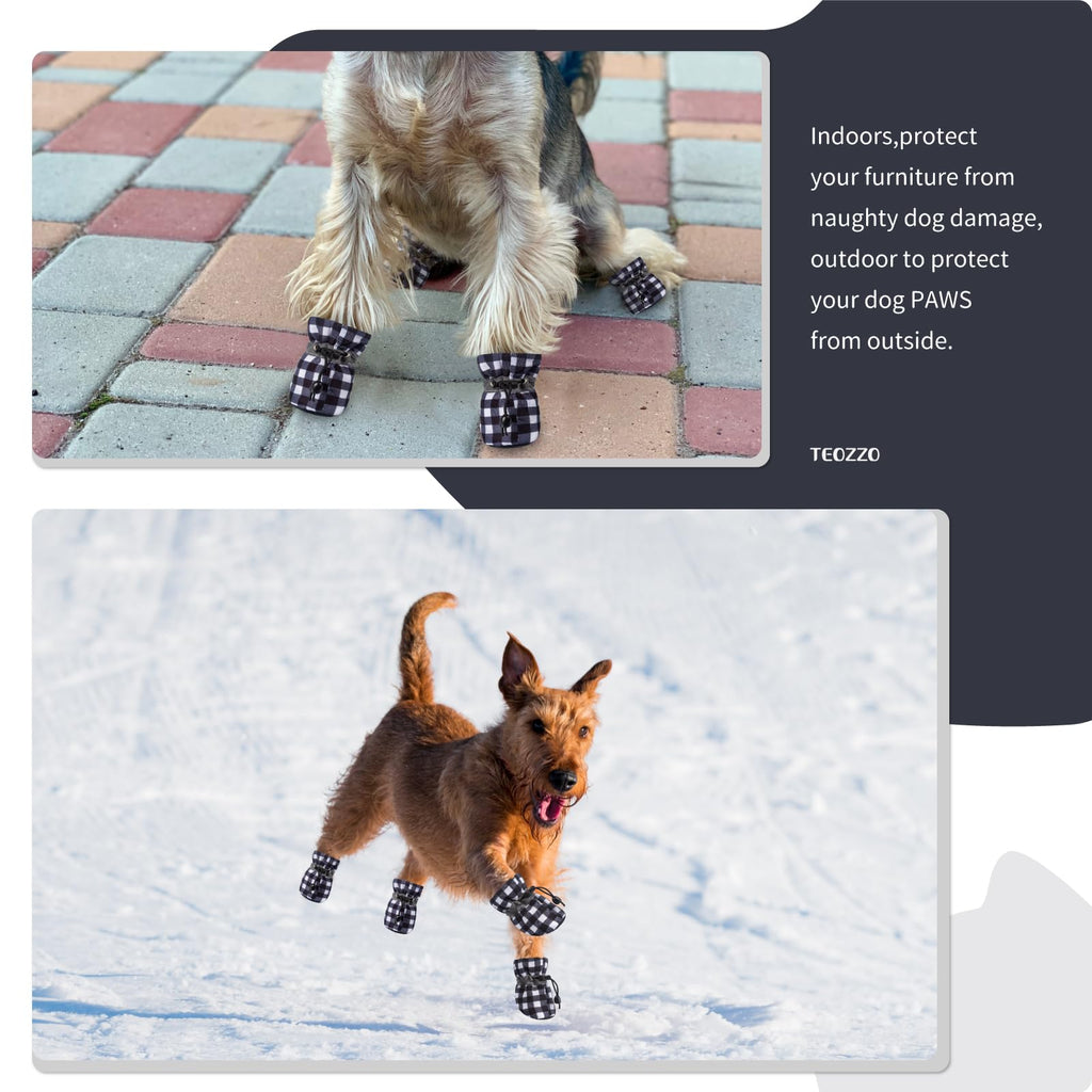 Dog Shoes for Hot Pavement, Summer Dog Boots & Paw Protector, Anti-Slip Sole Dog Booties with Reflective Straps Dog for Small Medium Dogs 4PCS (A-Pink, Size 3: 1.37"(Width))