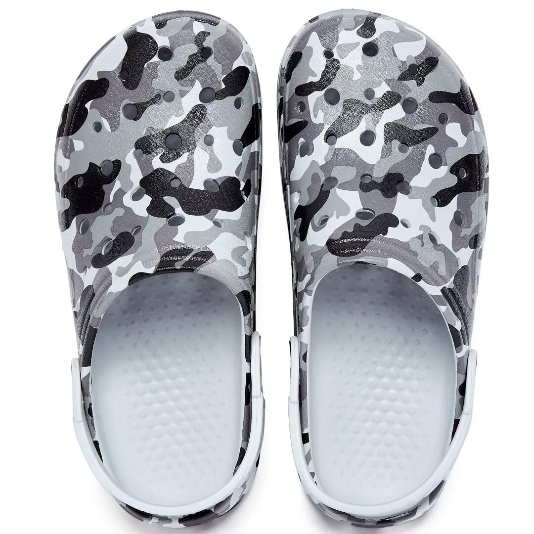 Kids Boys&Girls Black Camouflage Clogs Children's Beach Shoes Classic Marbled Tie Dye Clog Little Kid