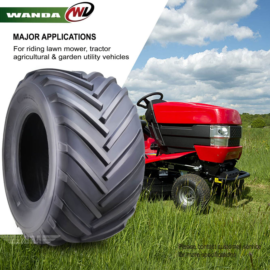 WANDA 11x4-5 Zero Turn Lawn Mower Utility Cart Turf Tire 11x4x5 11x4.00-5/4 Ply - 13204
