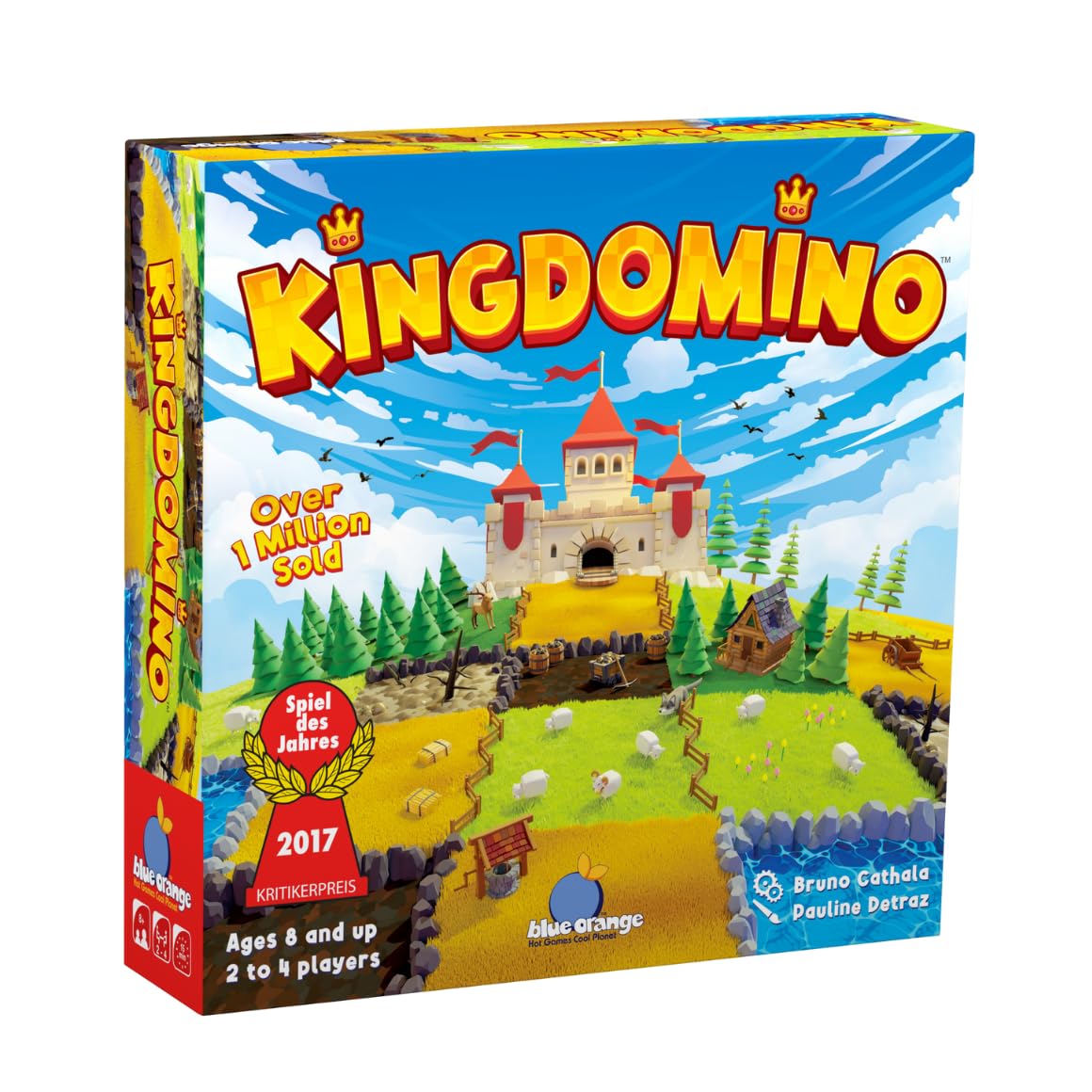 Tabletop Strategy Game, My First Kingdomino, Fun Kids & Adults Family Fantasy Board Game, 2-4 Players, Ages 5+, Dragomino by Blue Orange Games