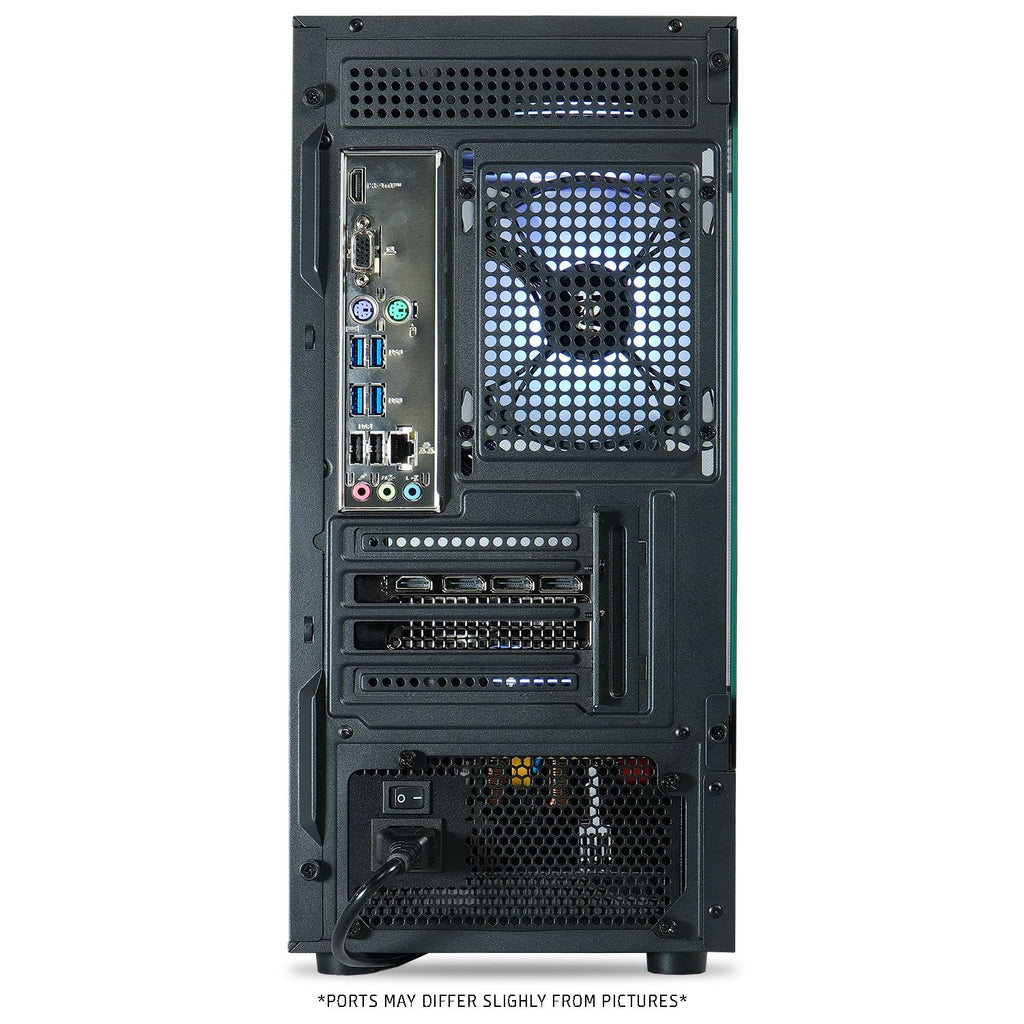 ViprTech Reaper 1.0 Gaming PC - AMD Ryzen 7 8700F (5.0Ghz Turbo), GeForce RTX 5060 Ti 8GB, 16GB DDR5, 1TB SSD, VR-Ready, WiFi BT USB-C, Win 11, Gaming Desktop Computer Prebuilt, Black