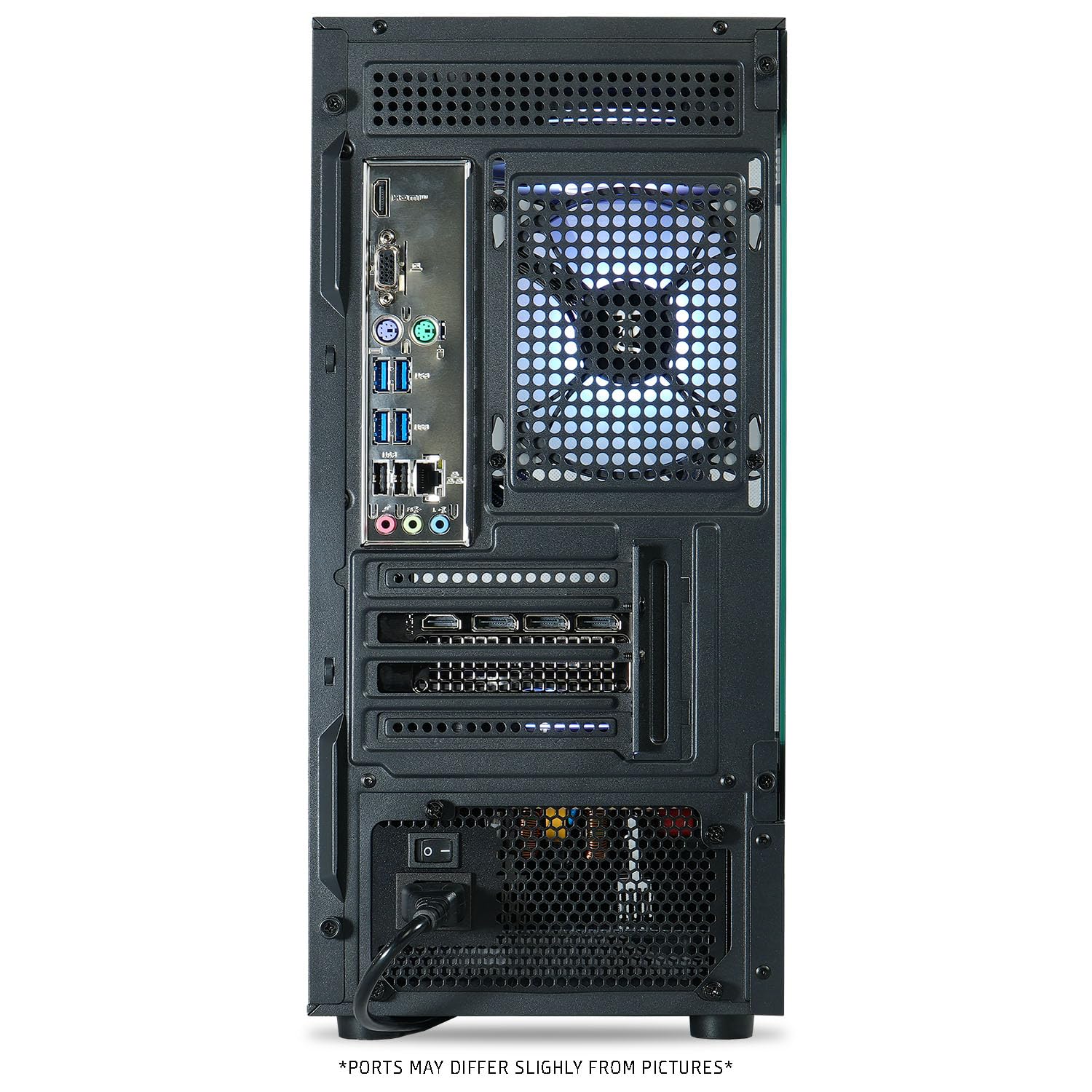 ViprTech Reaper 1.0 Gaming PC - AMD Ryzen 7 8700F (5.0Ghz Turbo), GeForce RTX 5060 Ti 8GB, 16GB DDR5, 1TB SSD, VR-Ready, WiFi BT USB-C, Win 11, Gaming Desktop Computer Prebuilt, Black