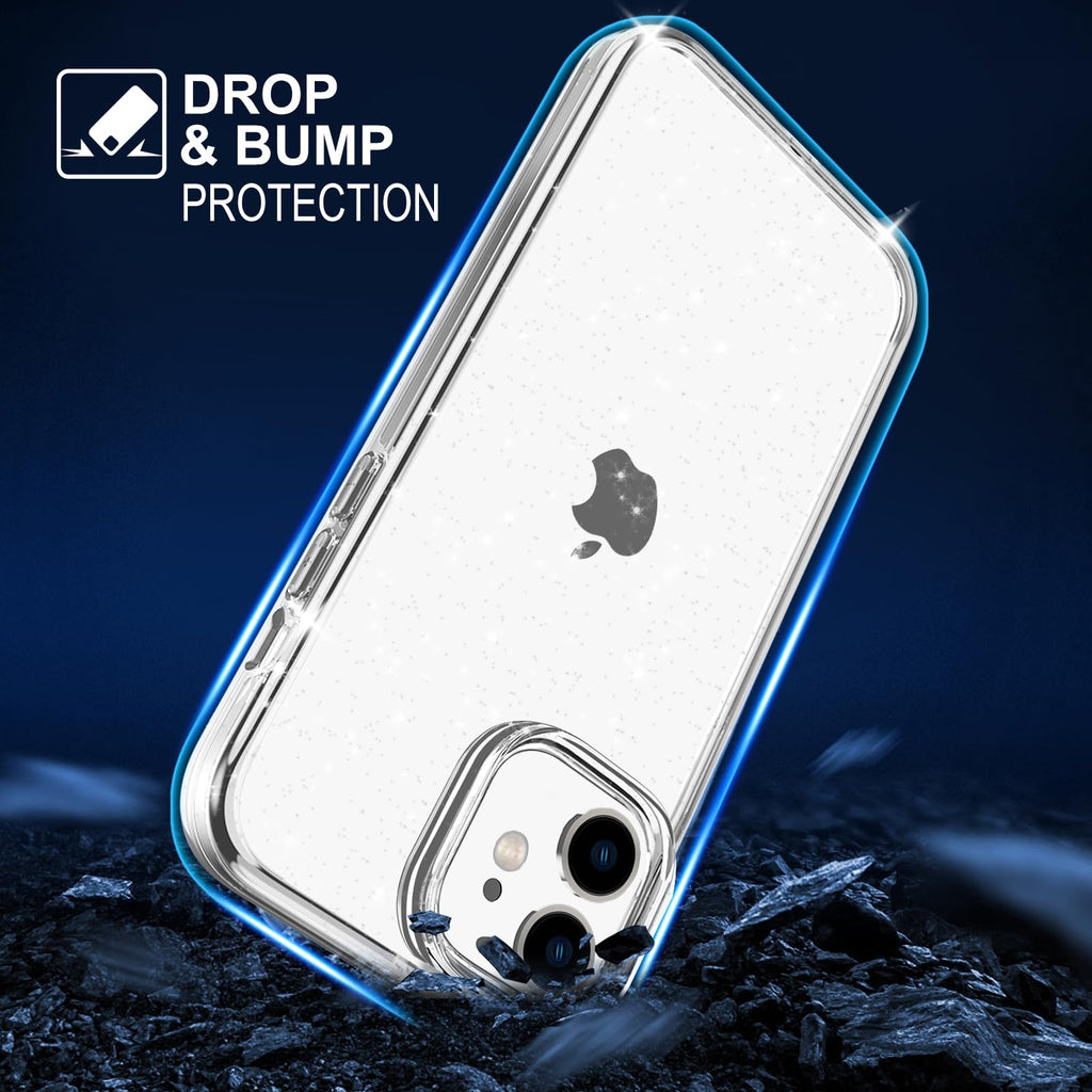 TENOC Phone Case Compatible with iPhone 11, Black Case Anti-Fingerprint Protective Bumper Matte Cover for 6.1 Inch