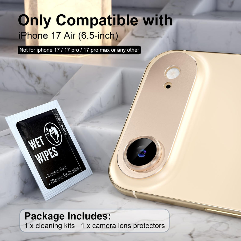 Choiche Compatible for iPhone 16 Pro/iPhone 16 Pro Max Camera Lens Protector, Bling Camera Cover with 9H Tempered Glass Lens Screen Protector Metal Ring Decoration Accessories(Black)