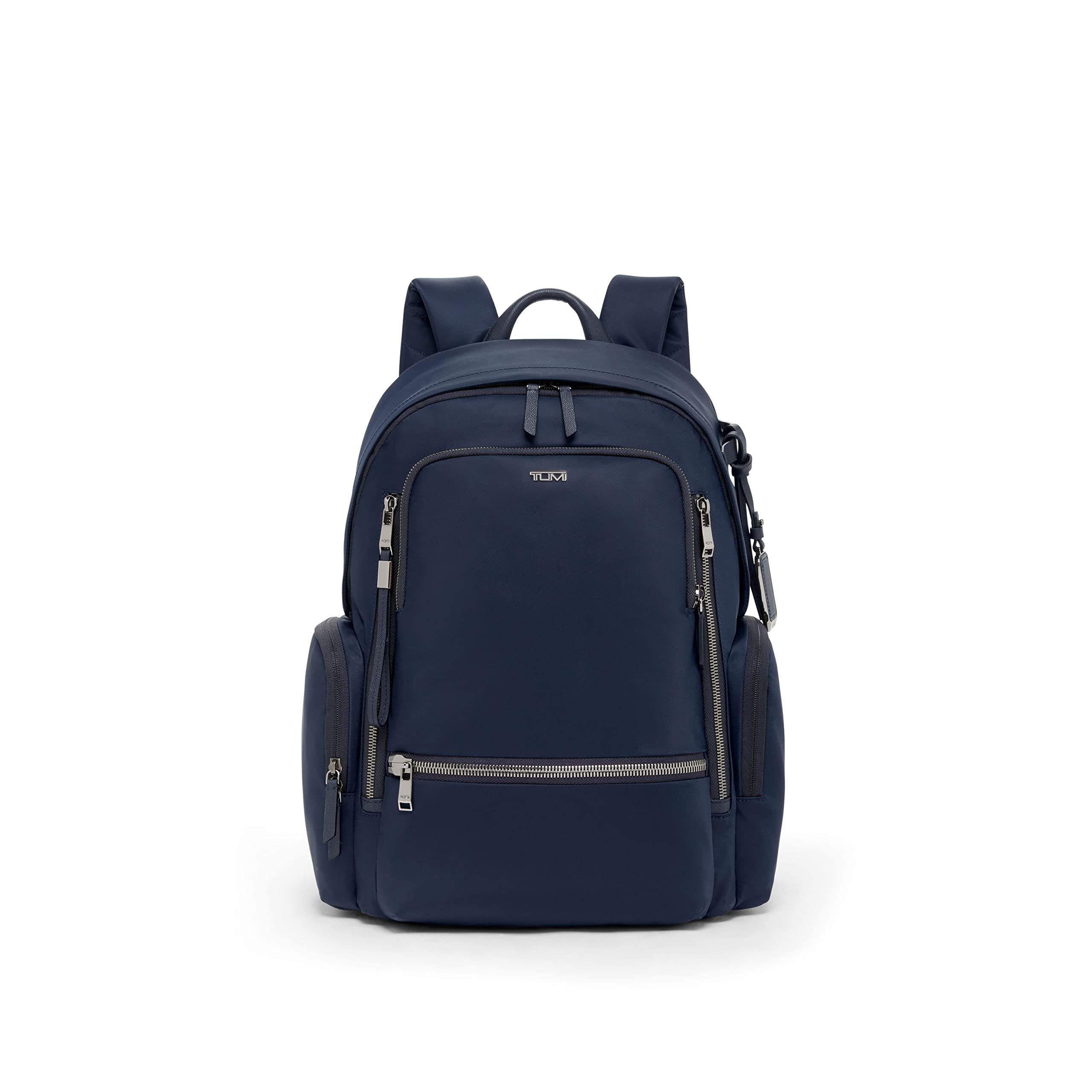 TUMI - Voyageur Celina Backpack - Women's Work and Travel Bag - 16.0" X 10.6" X 6.5" - Holds Up to 16" Laptop - Black & Gold Hardware