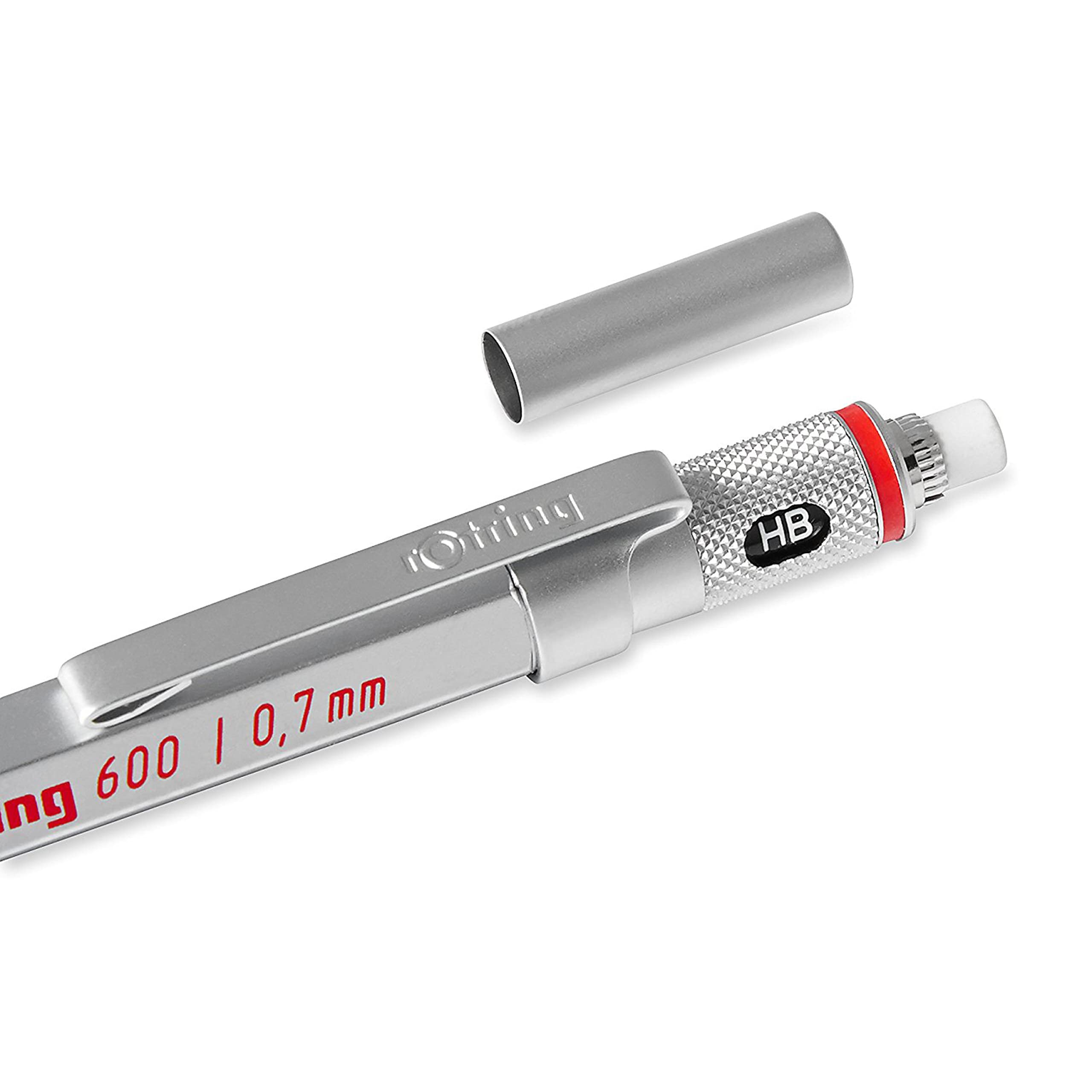 rOtring 600 Mechanical Pencil, 0.5mm, Black Barrel - For Writing, Drafting, Engineering, Architecture Professionals