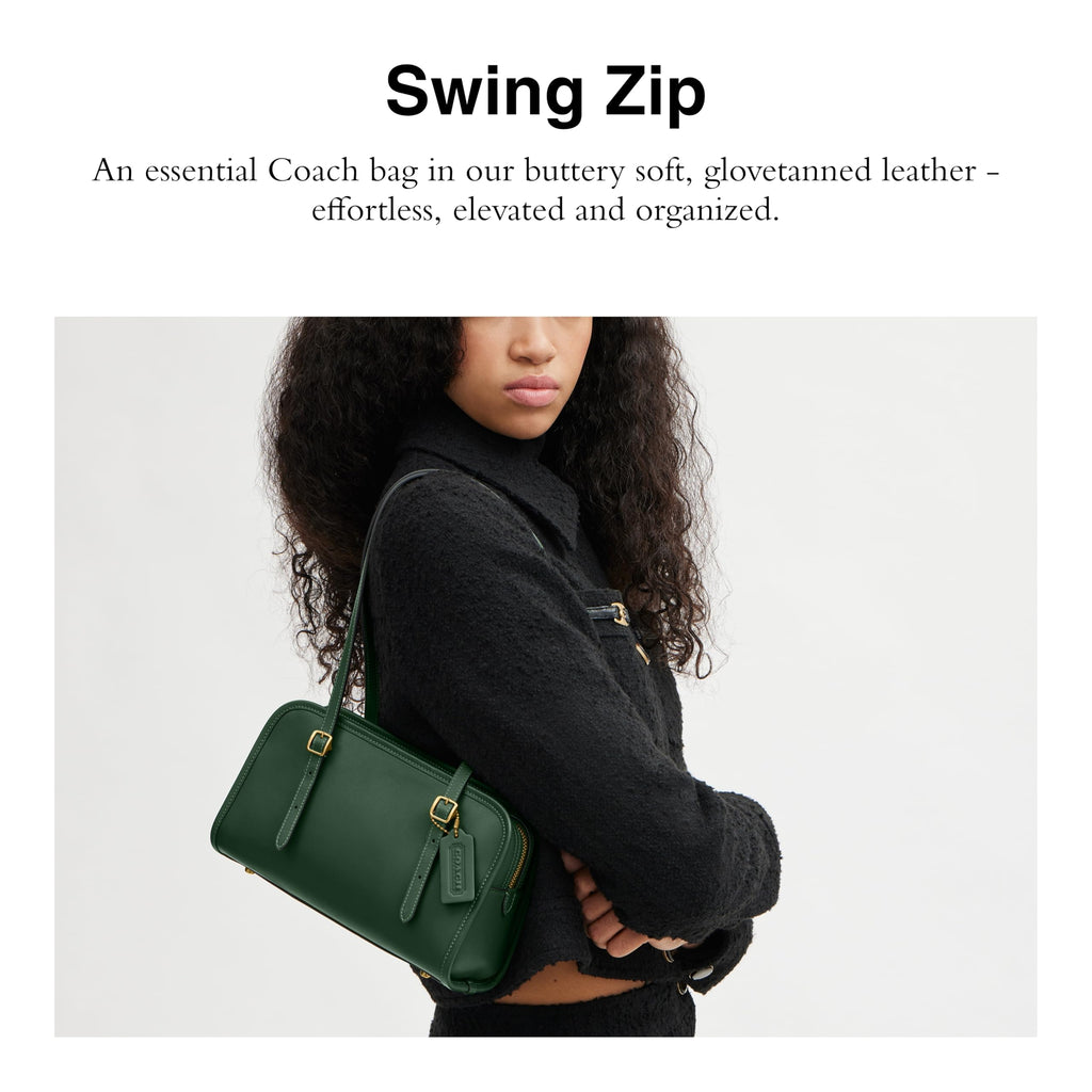 COACH Swing Zip Bag with Grommets