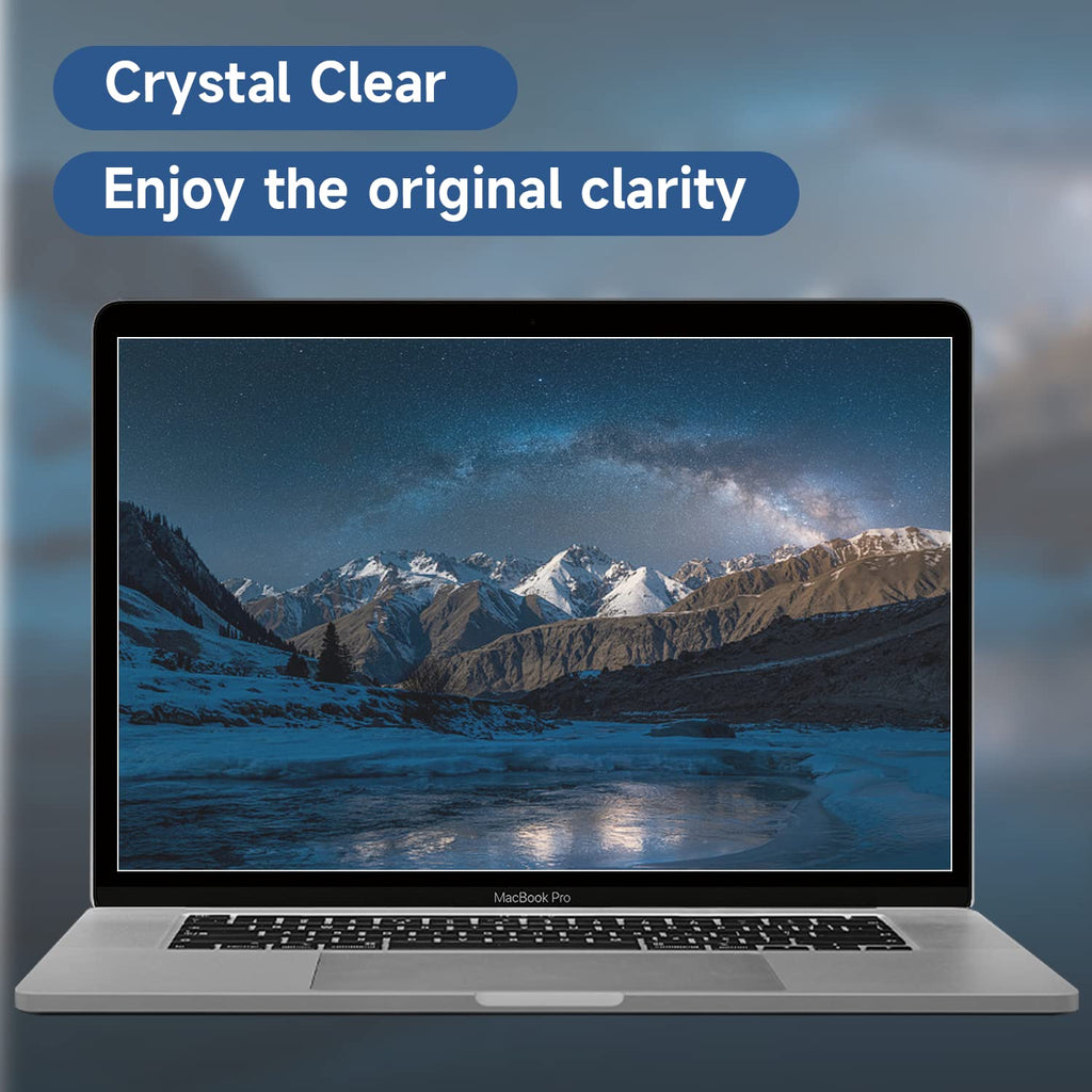 Paquete de 2 protectores de pantalla compatibles con MacBook Pro de 13 pulgadas (2016-2022 / M1, M2) y MacBook Air de 13 pulgadas (2018-2021 / M1), protector de pantalla antirreflejos, protector de