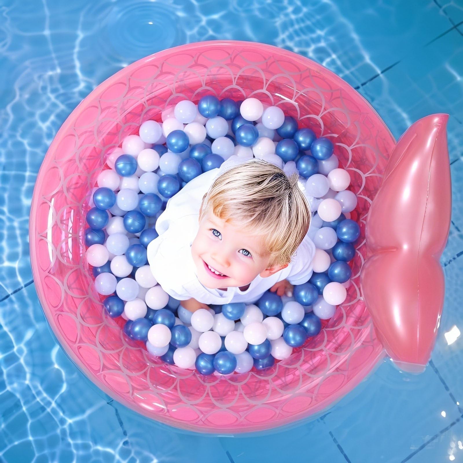 GOGOSO Ball Pit Balls for Toddler, Baby Plastic Playballs Kids Soft Pastel Pelotas Non-Toxic BPA-Free,Mix Color,100 Balls