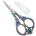 YOUGUOM Small Craft Scissors, Little Travel Sharp Embroidery Scissors All Purpose, Straight Tips Mini Sewing Shears, Precision Detail Thread Cutting Snips