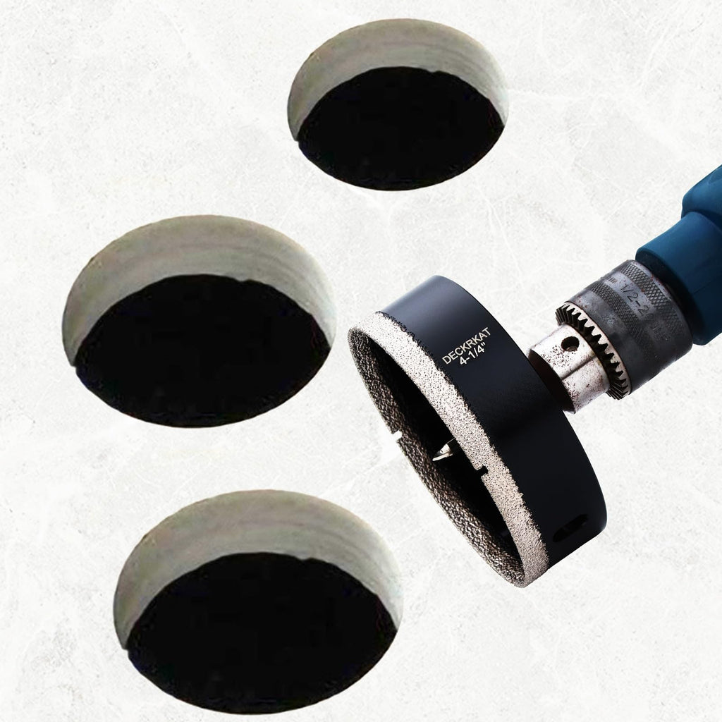 1 Inch Diamond Hole-Saw Bits with Pilot Drill Bit - 2pc 1" Diamond Tipped Tile Hole Saws with Guiding Bit Accurate Drilling for Porcelain Tile Ceramic Pottery Granite Stone Glass Bottles 25mm