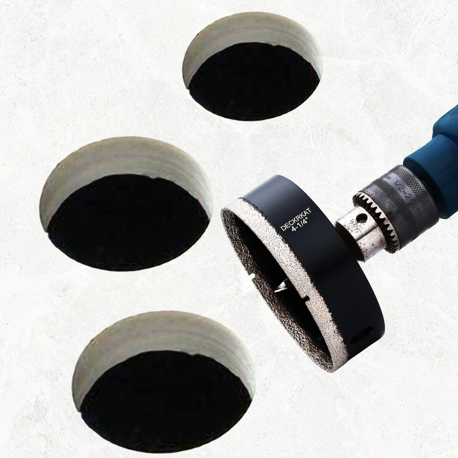 1 Inch Diamond Hole-Saw Bits with Pilot Drill Bit - 2pc 1" Diamond Tipped Tile Hole Saws with Guiding Bit Accurate Drilling for Porcelain Tile Ceramic Pottery Granite Stone Glass Bottles 25mm