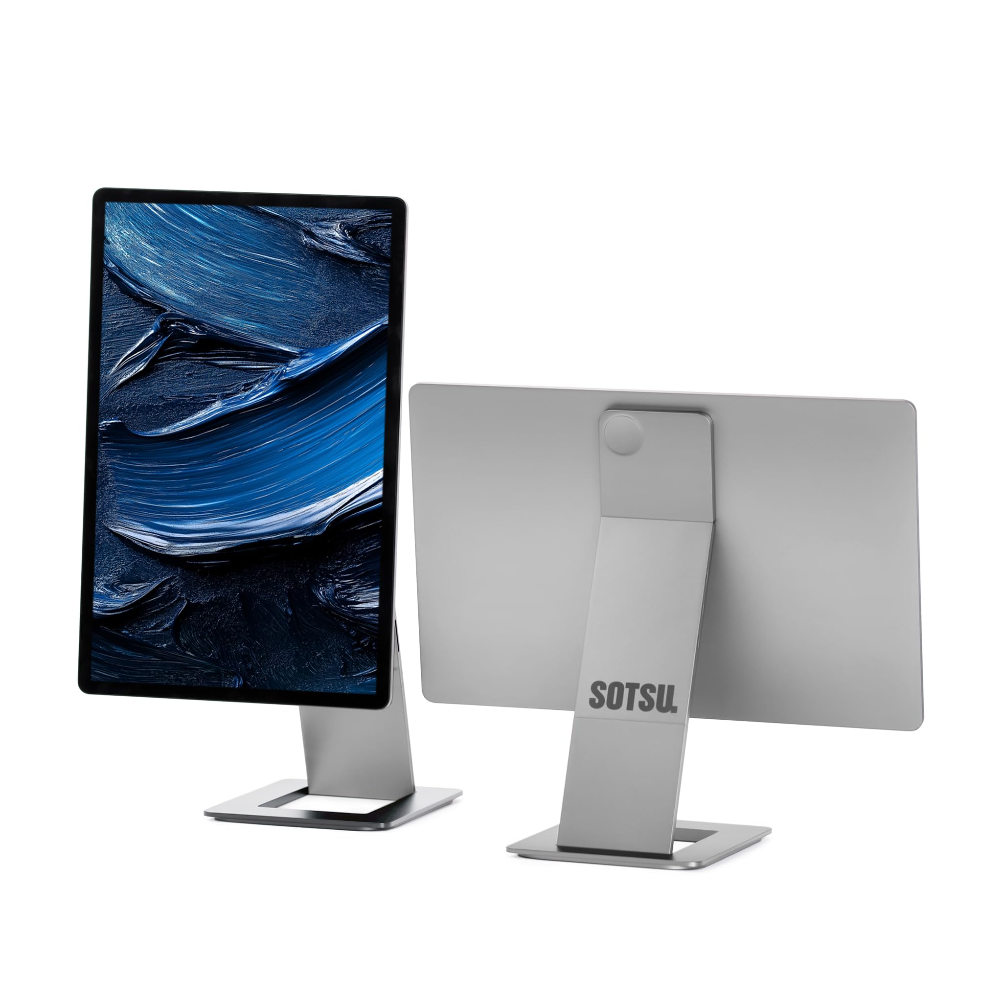 SOTSU FlipAction Pro 16" Gen2 Premium Portable Monitor | Super Compact | Pivot Rotate | 2560x1600 DCI P3 | 120Hz | 400 Nits | Full Metal CNC | Perfect Match for Mac and Windows (Metallic Gray)