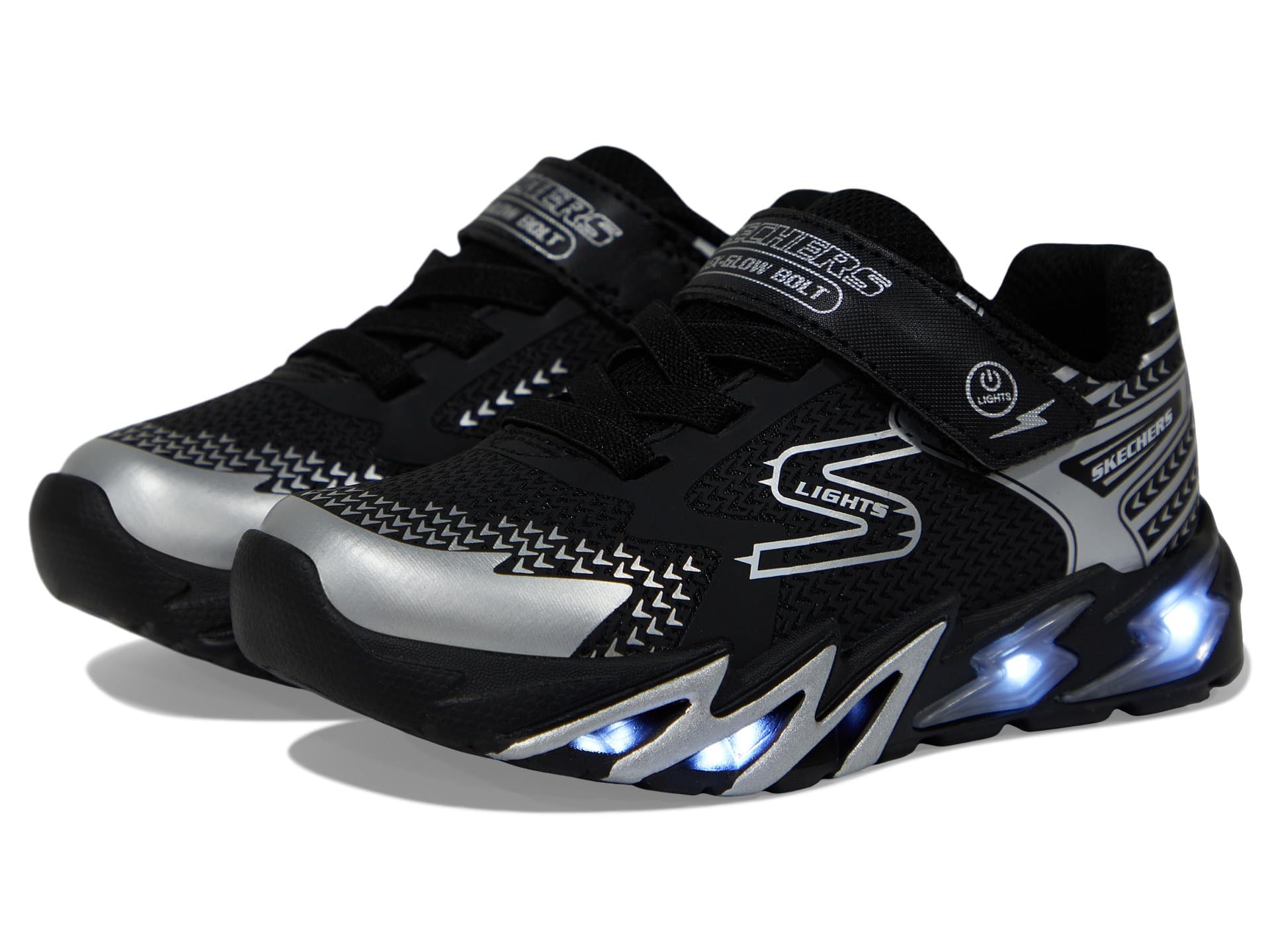 Skechers Unisex-Child Flex-Glow Bolt