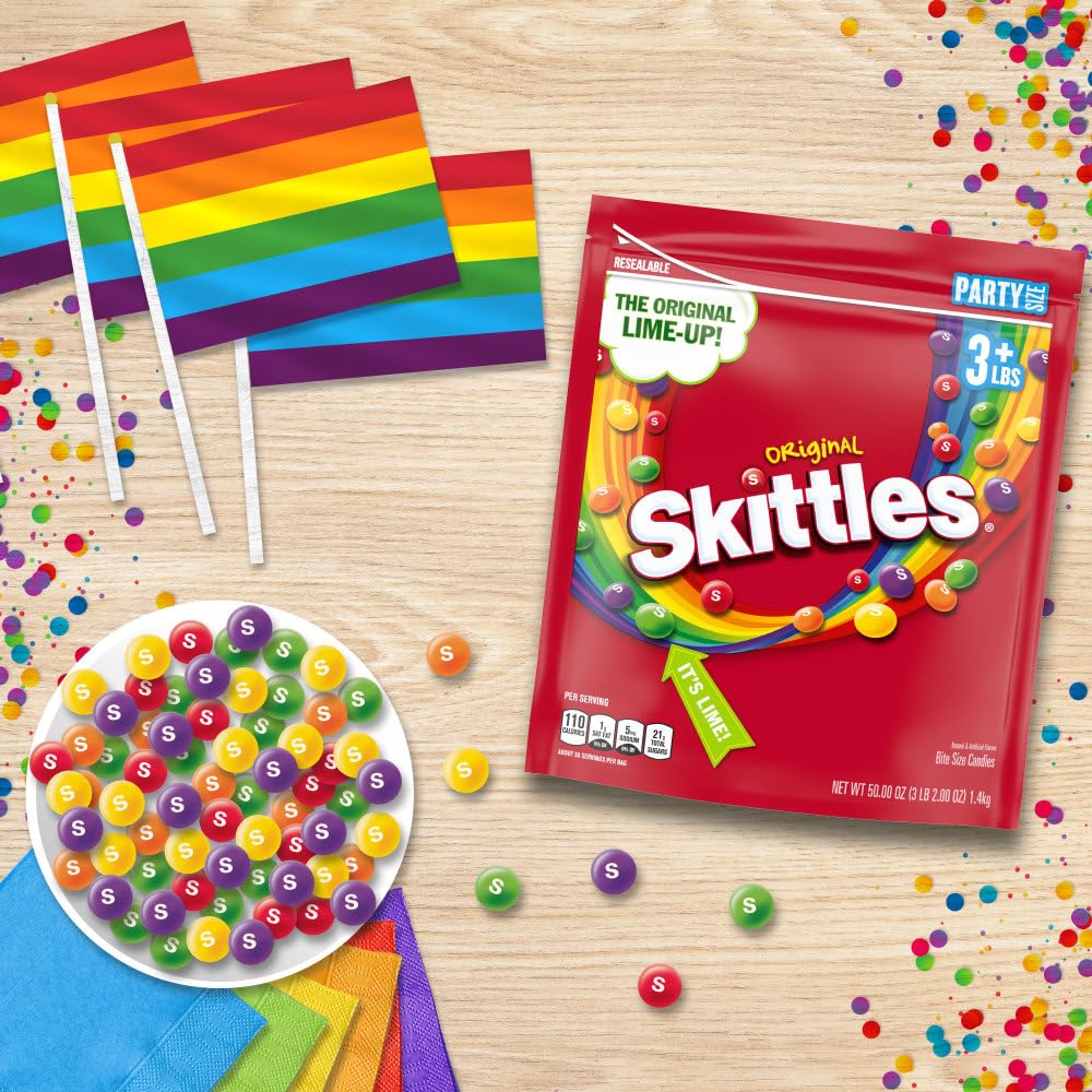 SKITTLES Original Fruity Candy 50-Ounce Party Size Pouch