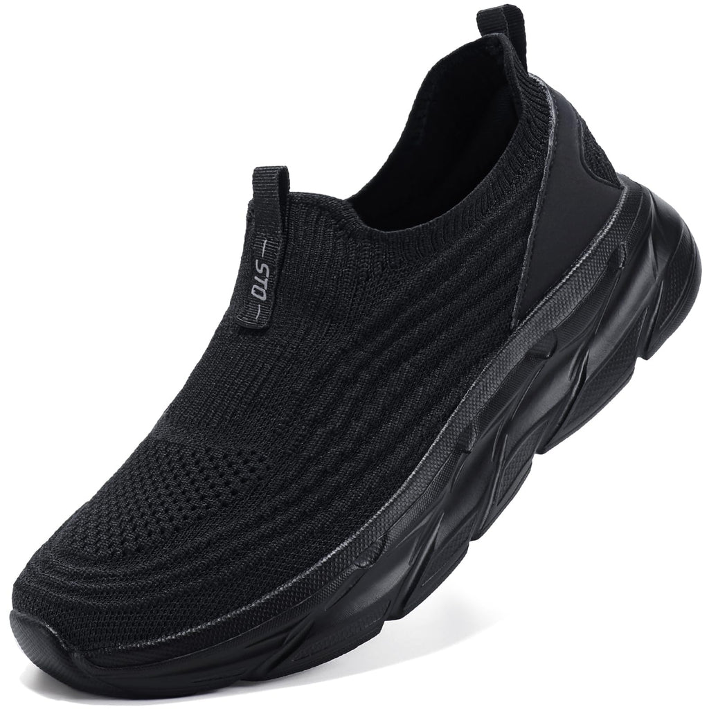 STQ Womens Walking Shoes Slip On Tennis Shoes Comfortable Lightweight Memory Foam Orthopedic Sneakers for Indoor Outdoor Gym Workout Sports
