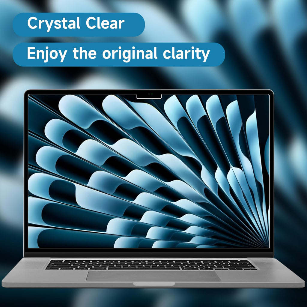 Paquete de 2 protectores de pantalla compatibles con MacBook Pro de 13 pulgadas (2016-2022 / M1, M2) y MacBook Air de 13 pulgadas (2018-2021 / M1), protector de pantalla antirreflejos, protector de