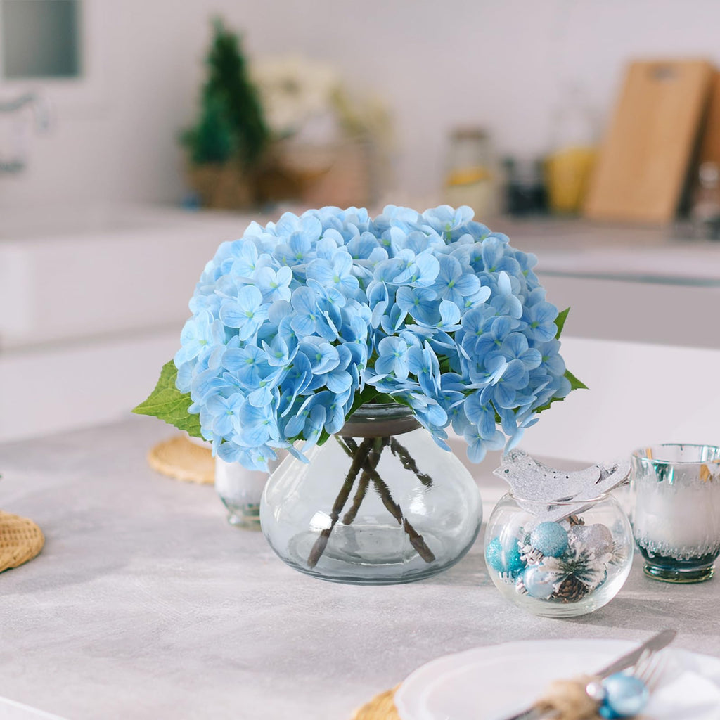 Leftover Fake Flowers in Vase,Faux Flowers in Vase,Table Centerpieces for Dining Room,Flower Centerpieces for Tables,Artificial Flowers,Kitchen Decor,Coffee Table Decor