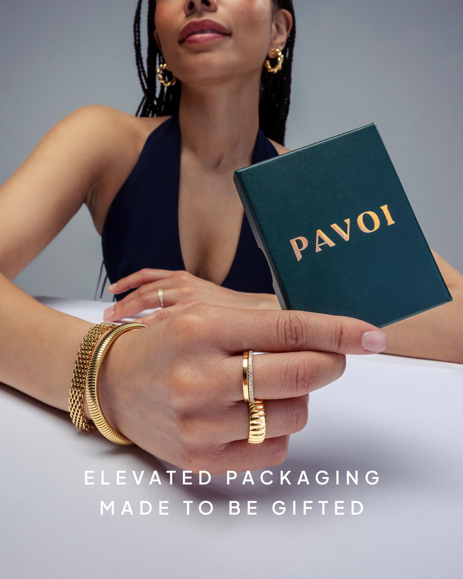 PAVOI 14K Gold Plated Flat Back Earrings | Solid 925 Sterling Silver Posts | Helix Cartilage Earrings for Women | Cubic Zirconia Stud Earrings | Trending Fashion Jewelry