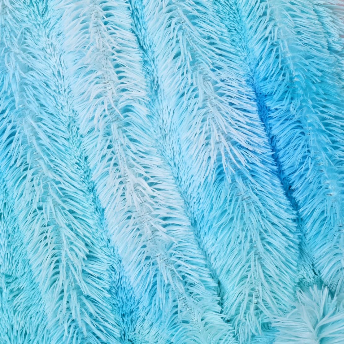 Plush Super Soft Blanket Bedding Sofa Cover Furry Fuzzy Fur Warm Throw Qulit Cozy Couch Blanket for Winter (51"x63", Black)